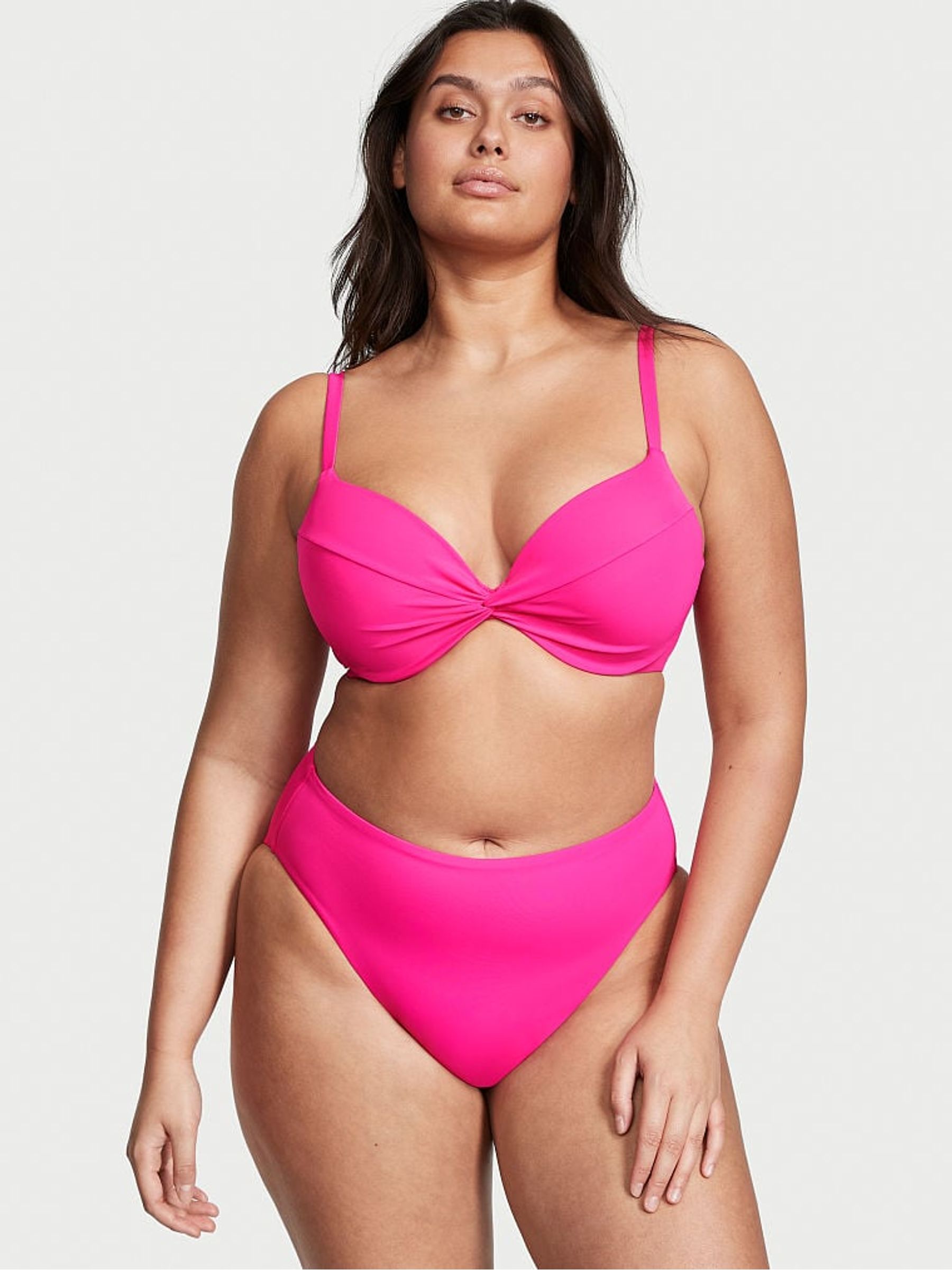 Forever Pink Push Up Swim Bikini Top - Image 3 of 4