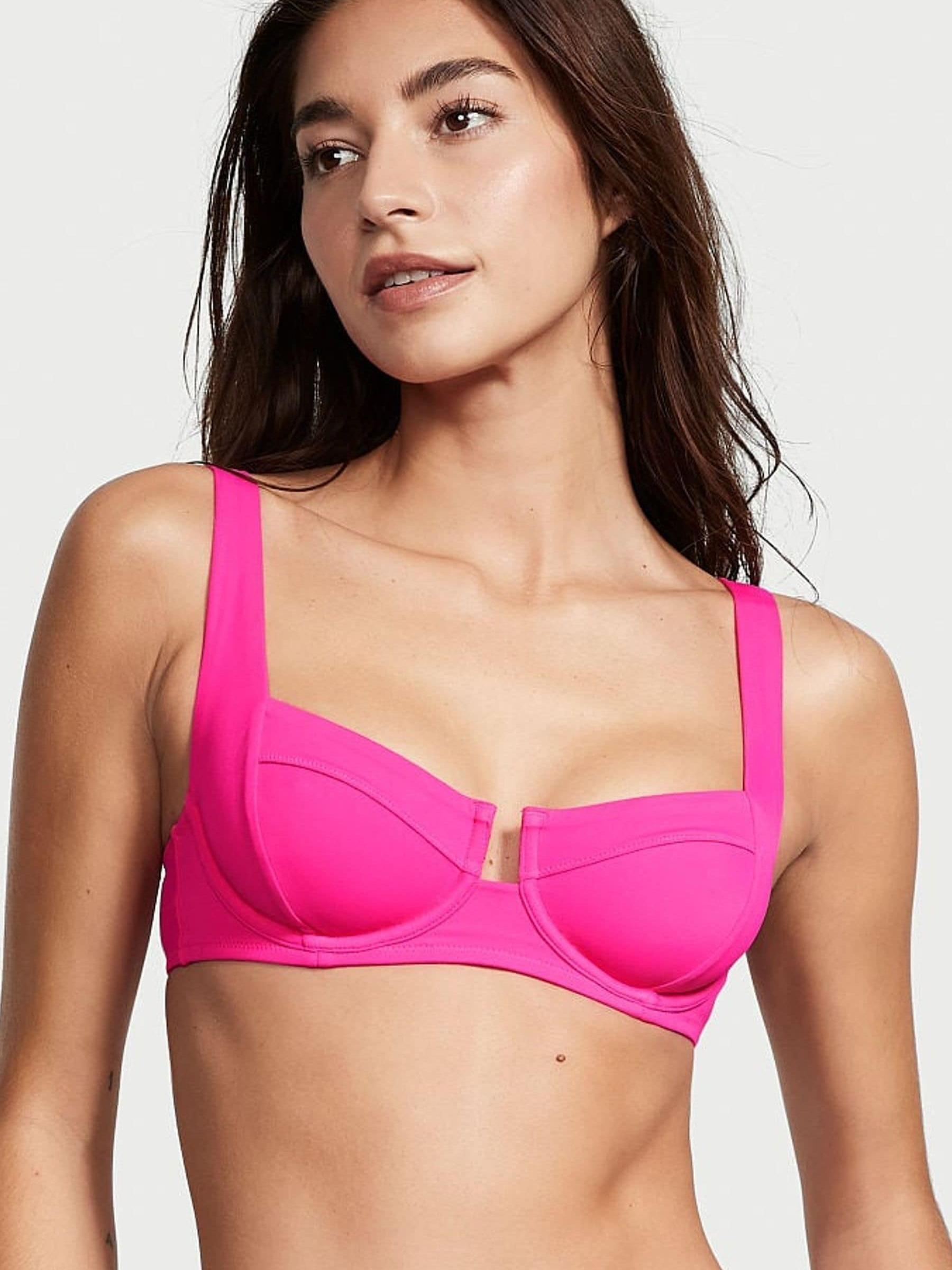 Forever Pink Balconette Swim Bikini Top - Image 1 of 4