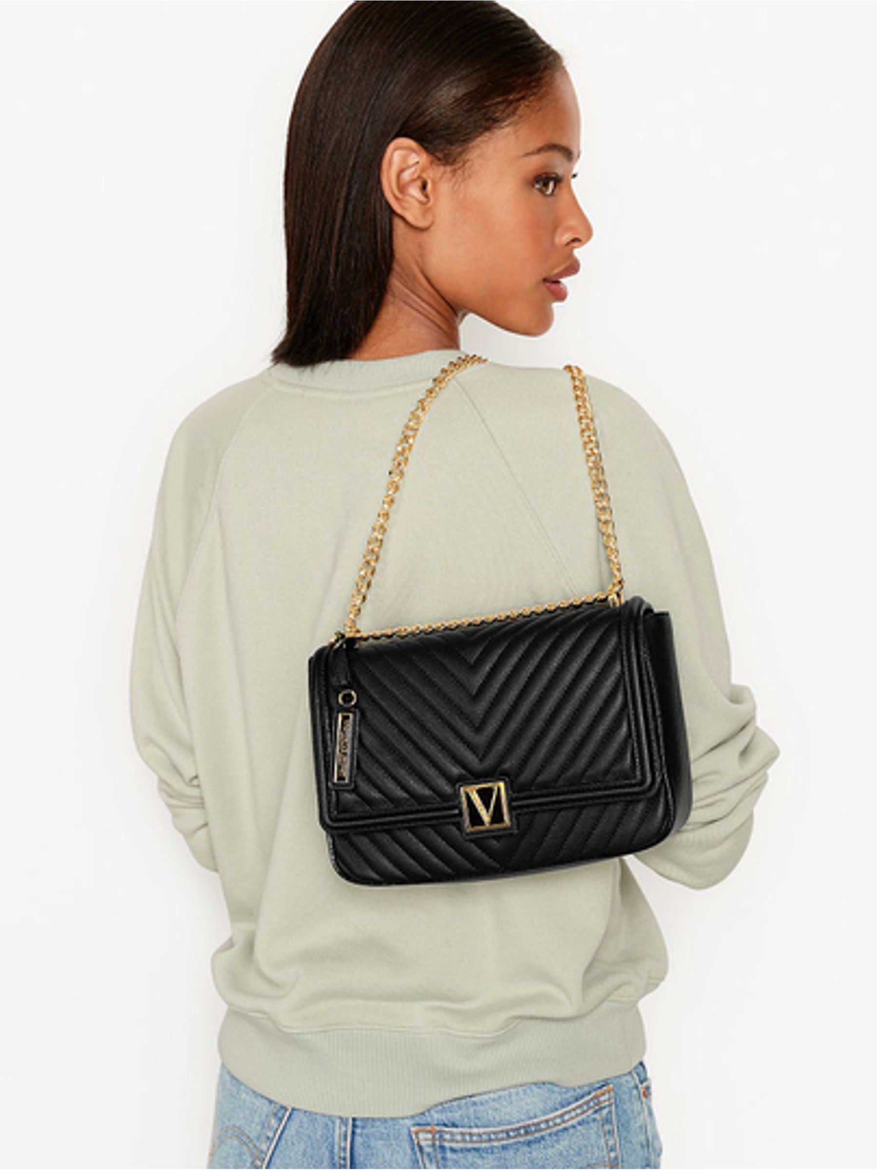 Black Lily Medium Shoulder Bag - Image 4 of 5