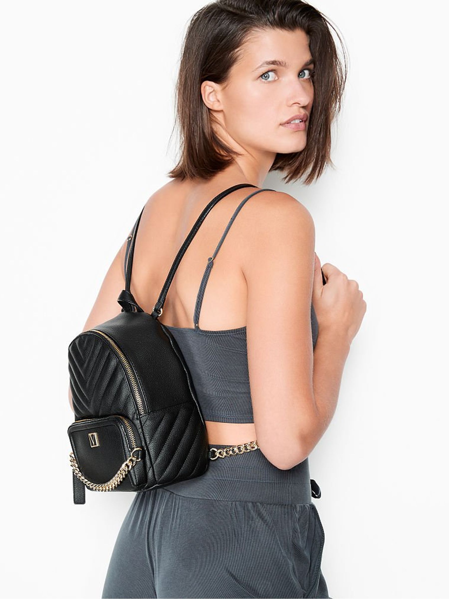 Victoria\'s Secret Black Backpack Victoria main image 4