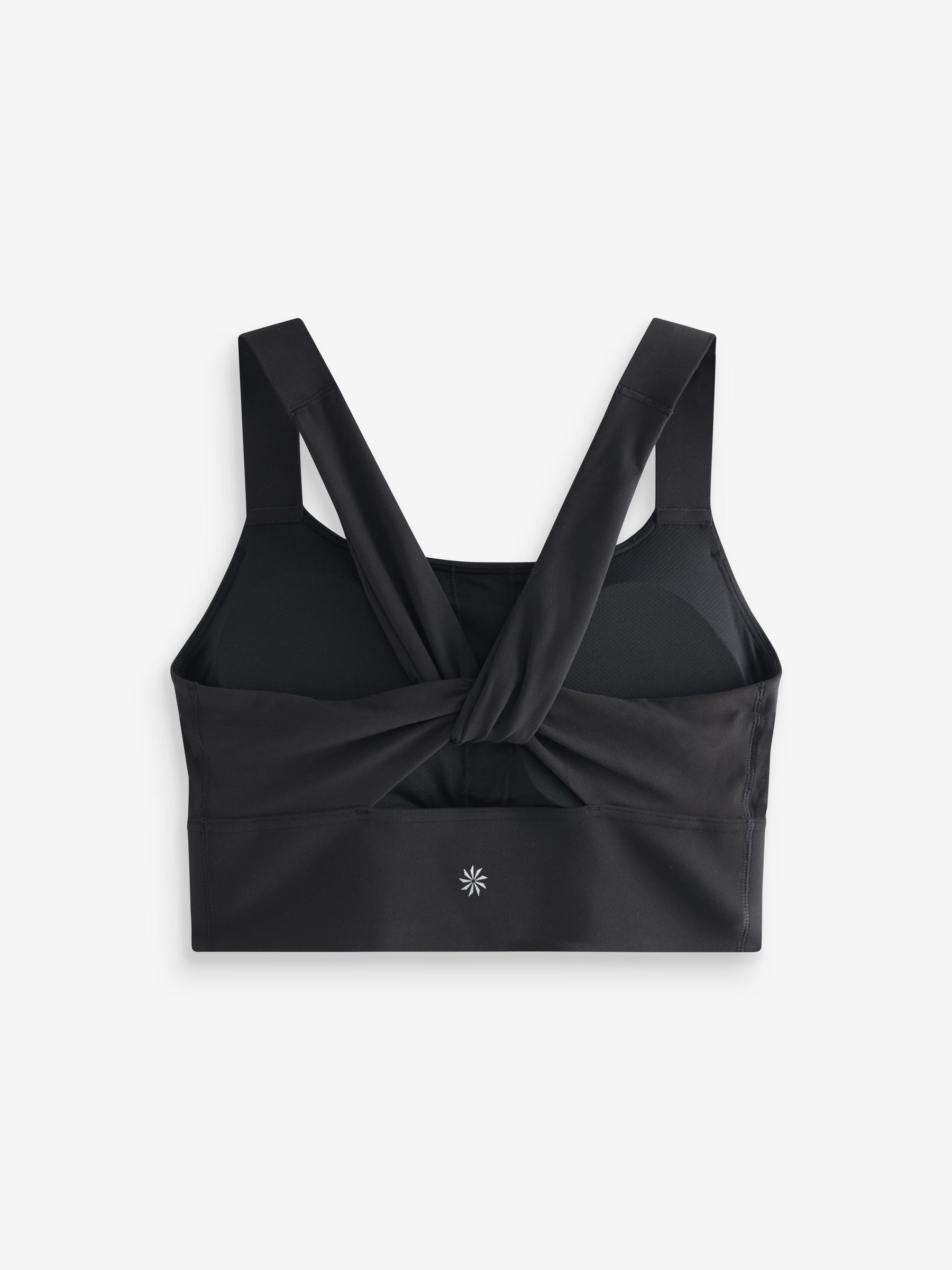 Athleta Black Warrior Longline Medium Impact Sports Bra - Image 2 of 3