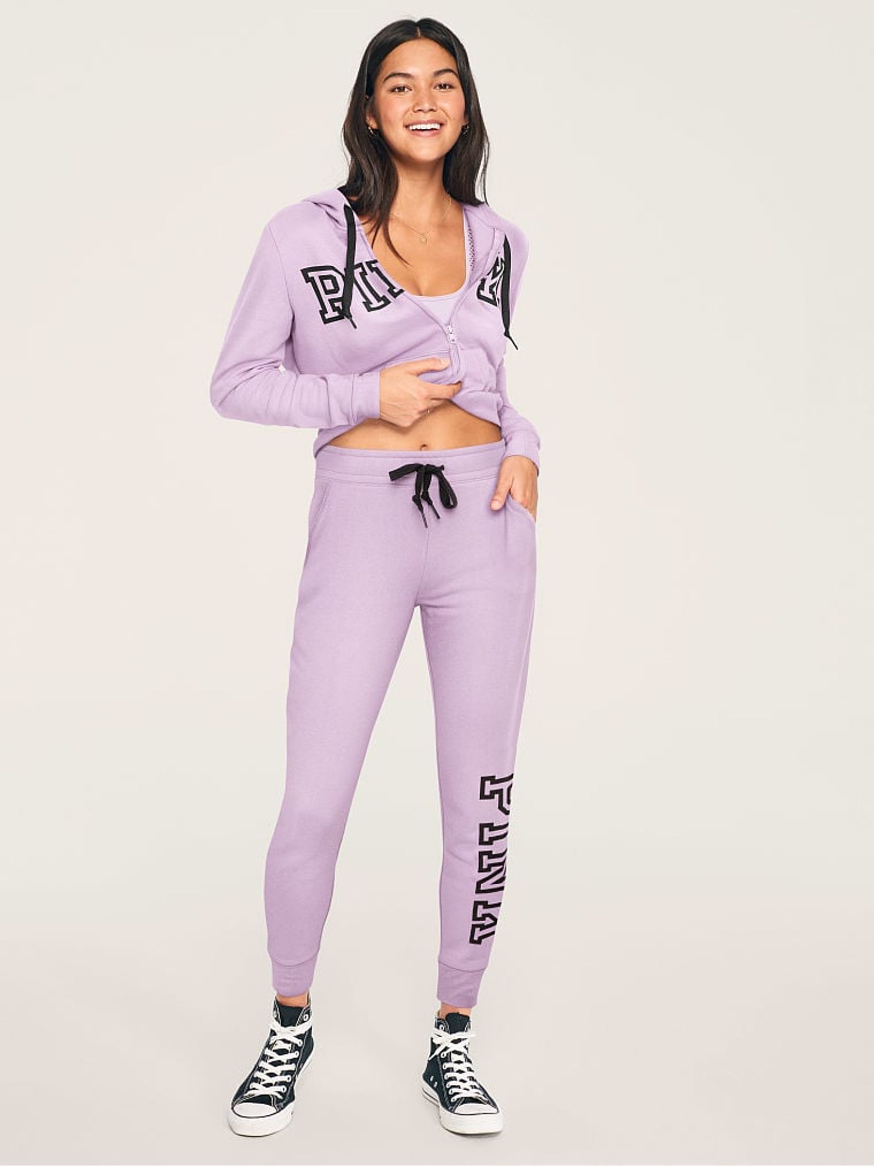 Cabana Purple Classic Logo Slim Jogger - Image 1 of 1