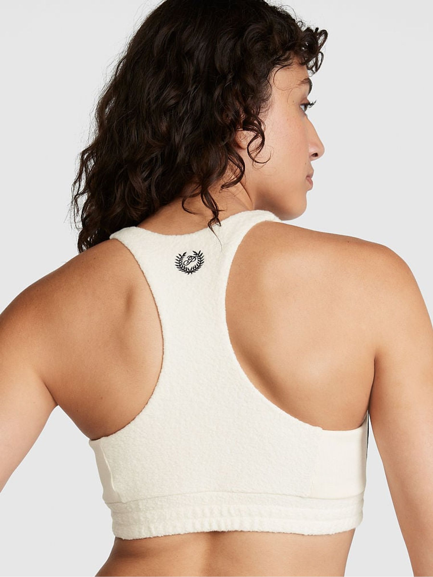 Creamer Beige Reverse Fleece Bra - Image 2 of 3