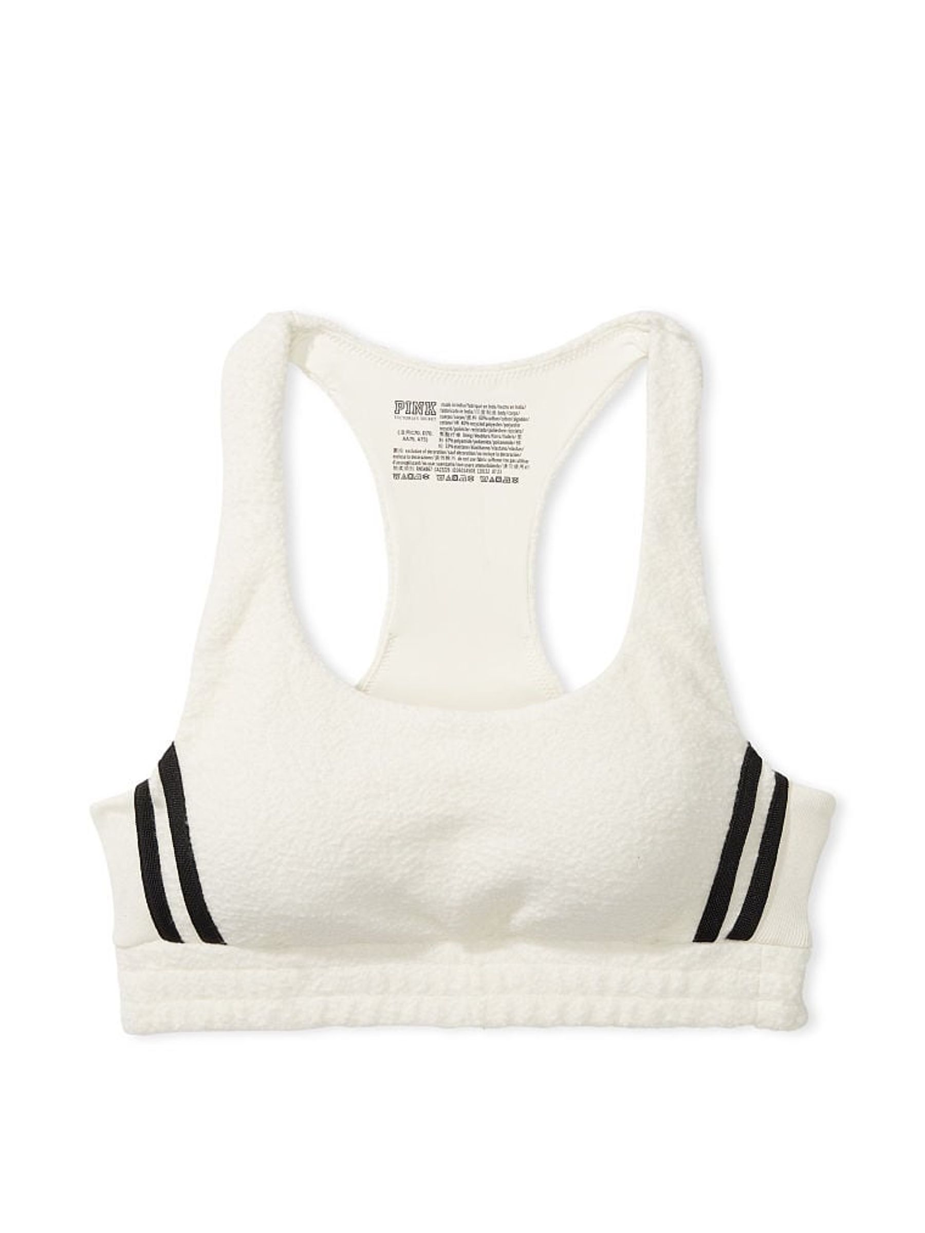 Creamer Beige Reverse Fleece Bra - Image 3 of 3