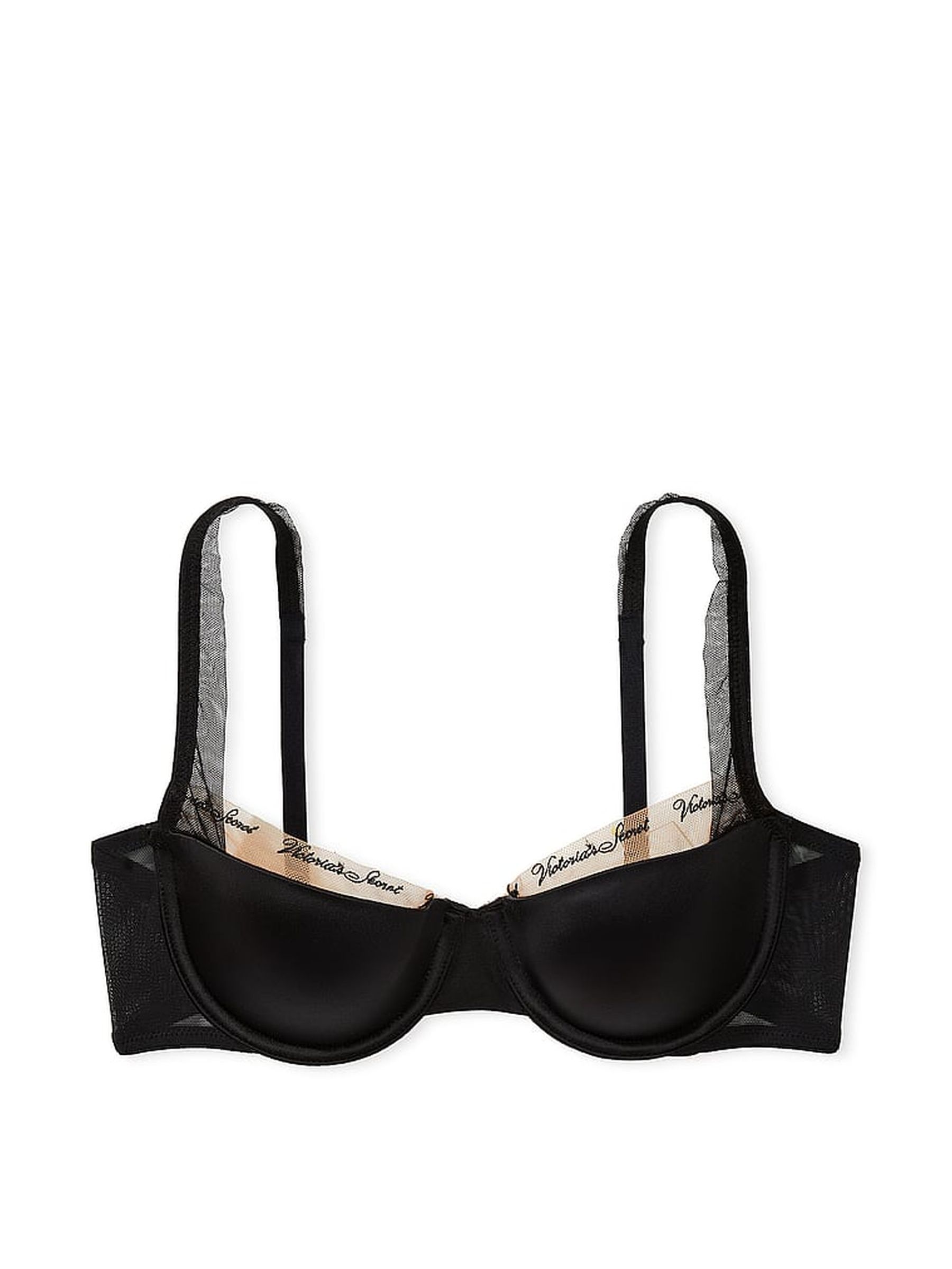 Black Balcony Icon Balcony Bra - Image 1 of 3