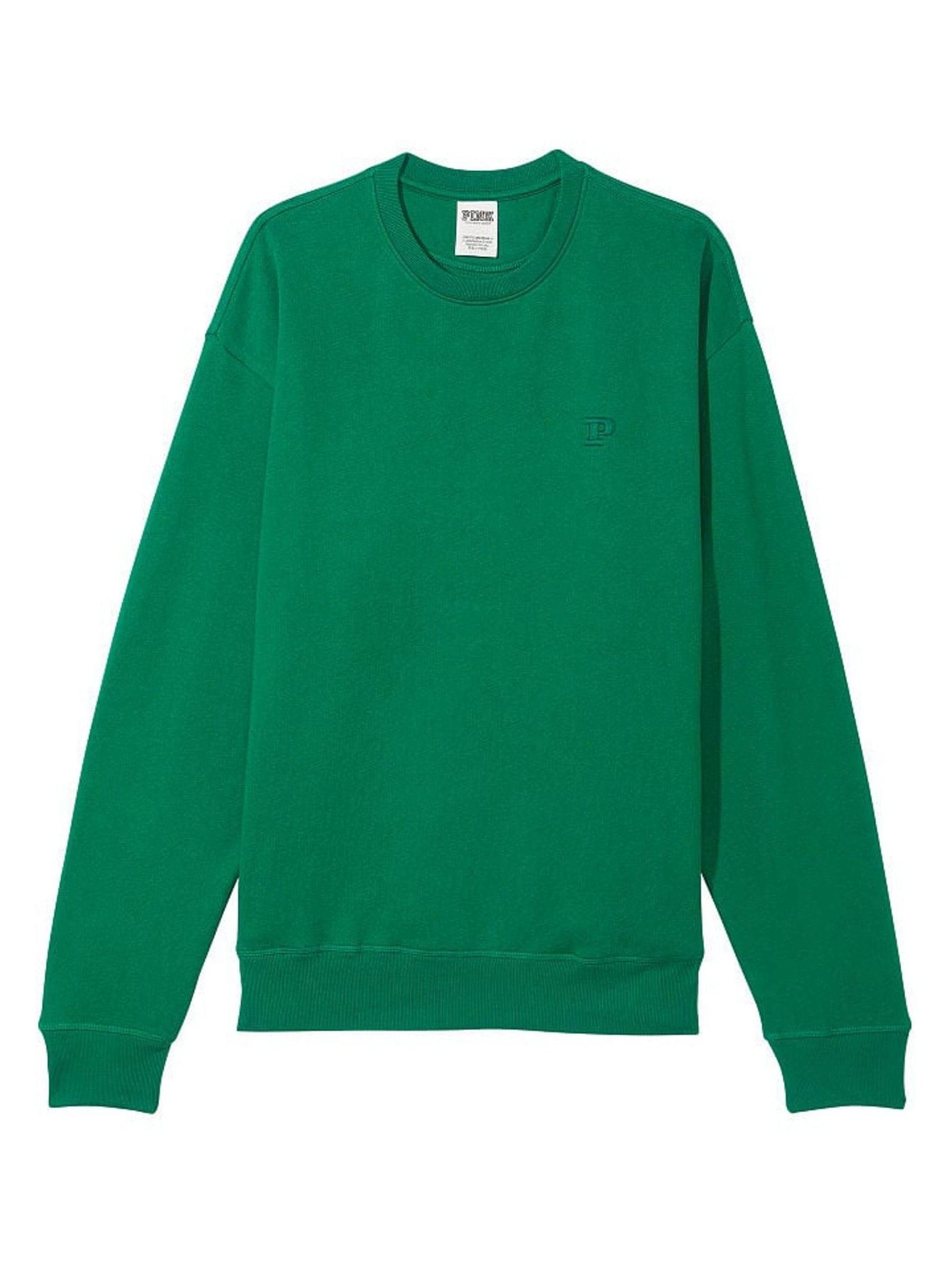 Garnet Green Fleece Oversized Sweatshirt - Image 4 of 4