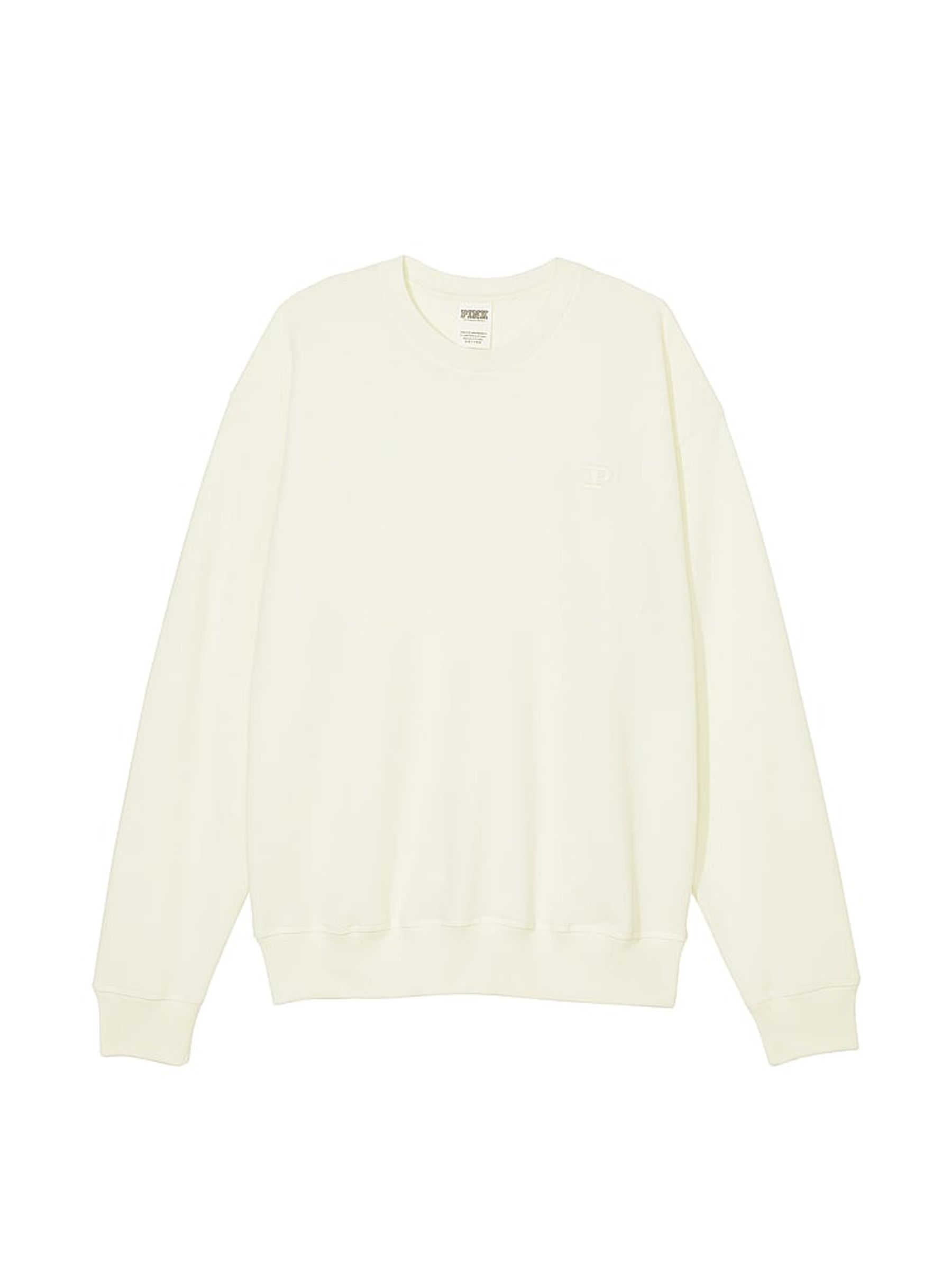Creamer Beige Fleece Oversized Sweatshirt - Image 3 of 3