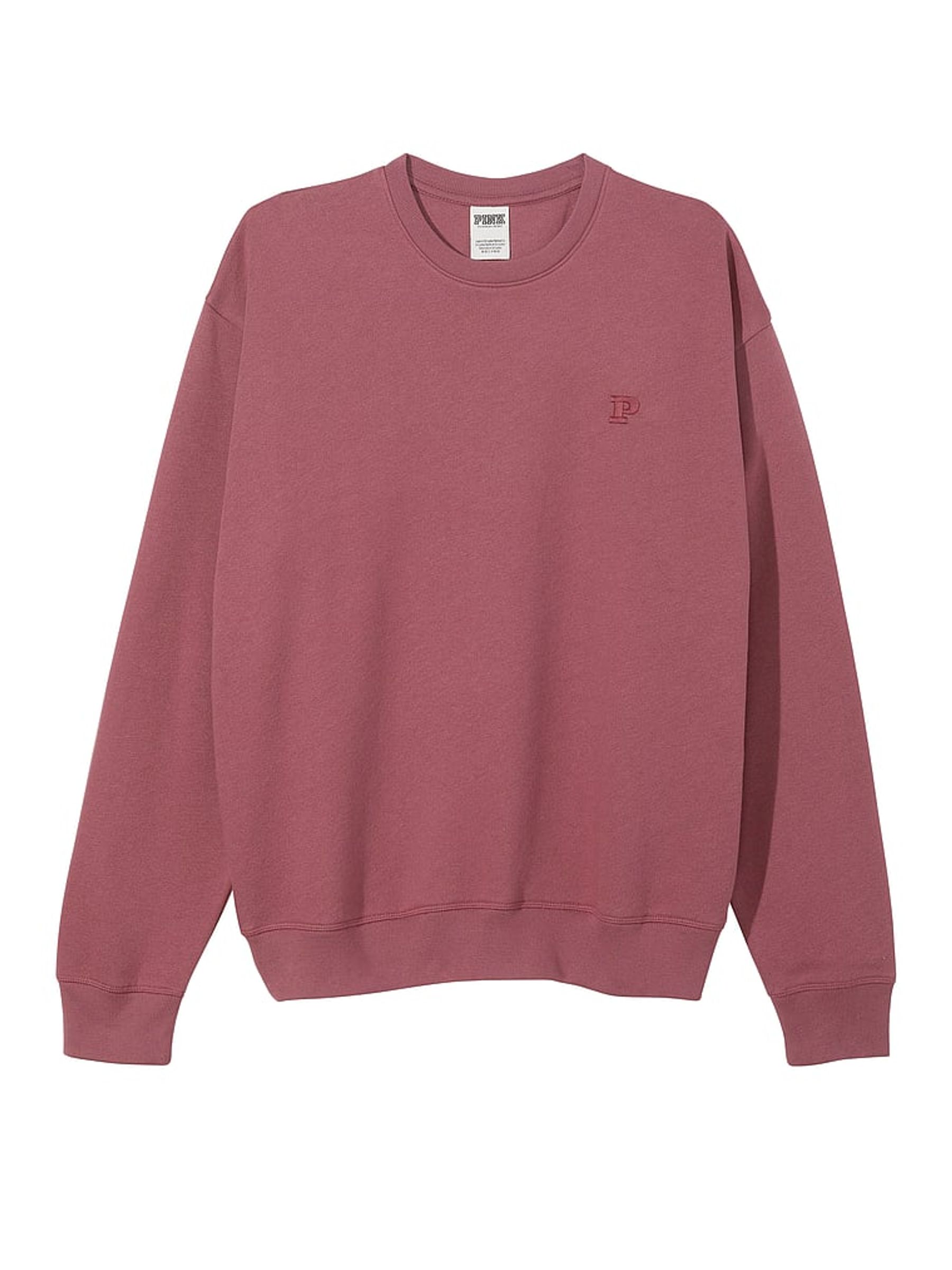 Morning Rose Pink Fleece Oversized Sweatshirt - Image 4 of 4