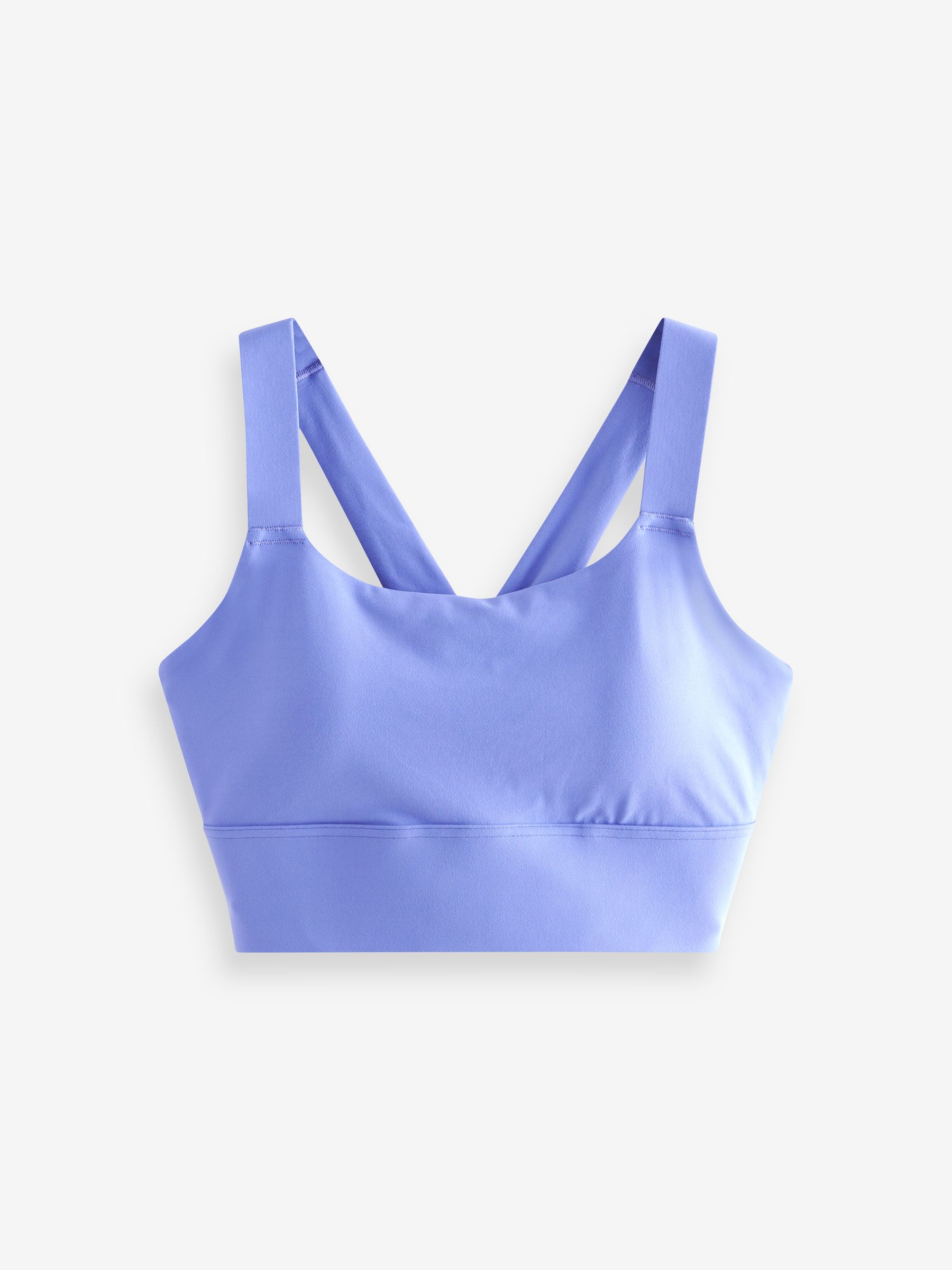 Athleta Purple Warrior Longline Medium Impact Sports Bra - Image 1 of 3