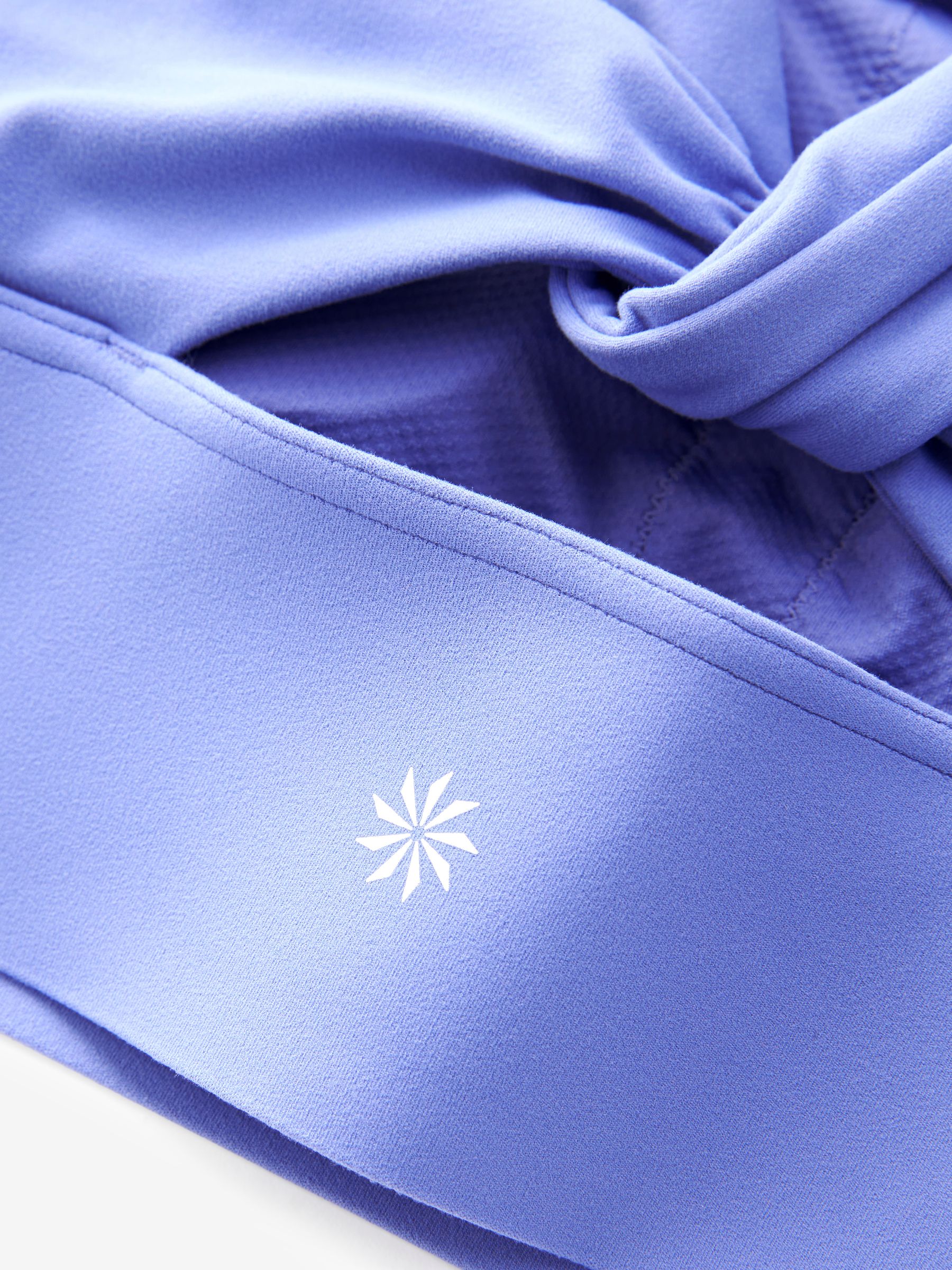 Athleta Purple Warrior Longline Medium Impact Sports Bra - Image 3 of 3
