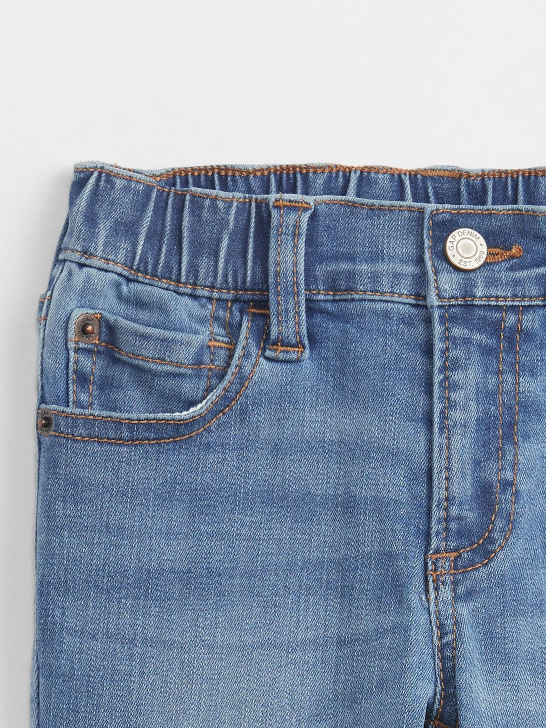 Light Wash Blue Skinny Stretch Jeans (12mths-5yrs) - Image 3 of 3