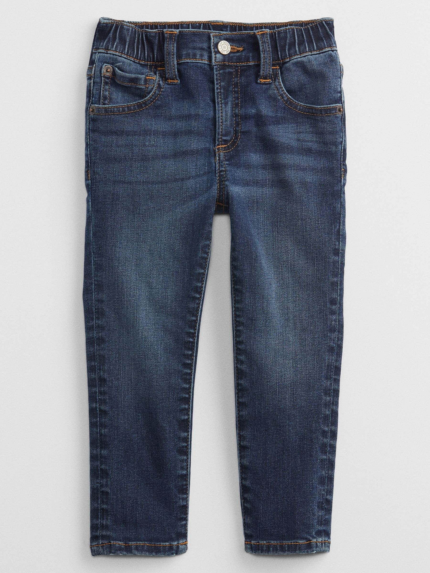 Dark Wash Blue Skinny Stretch Jeans (12mths-5yrs) - Image 1 of 3