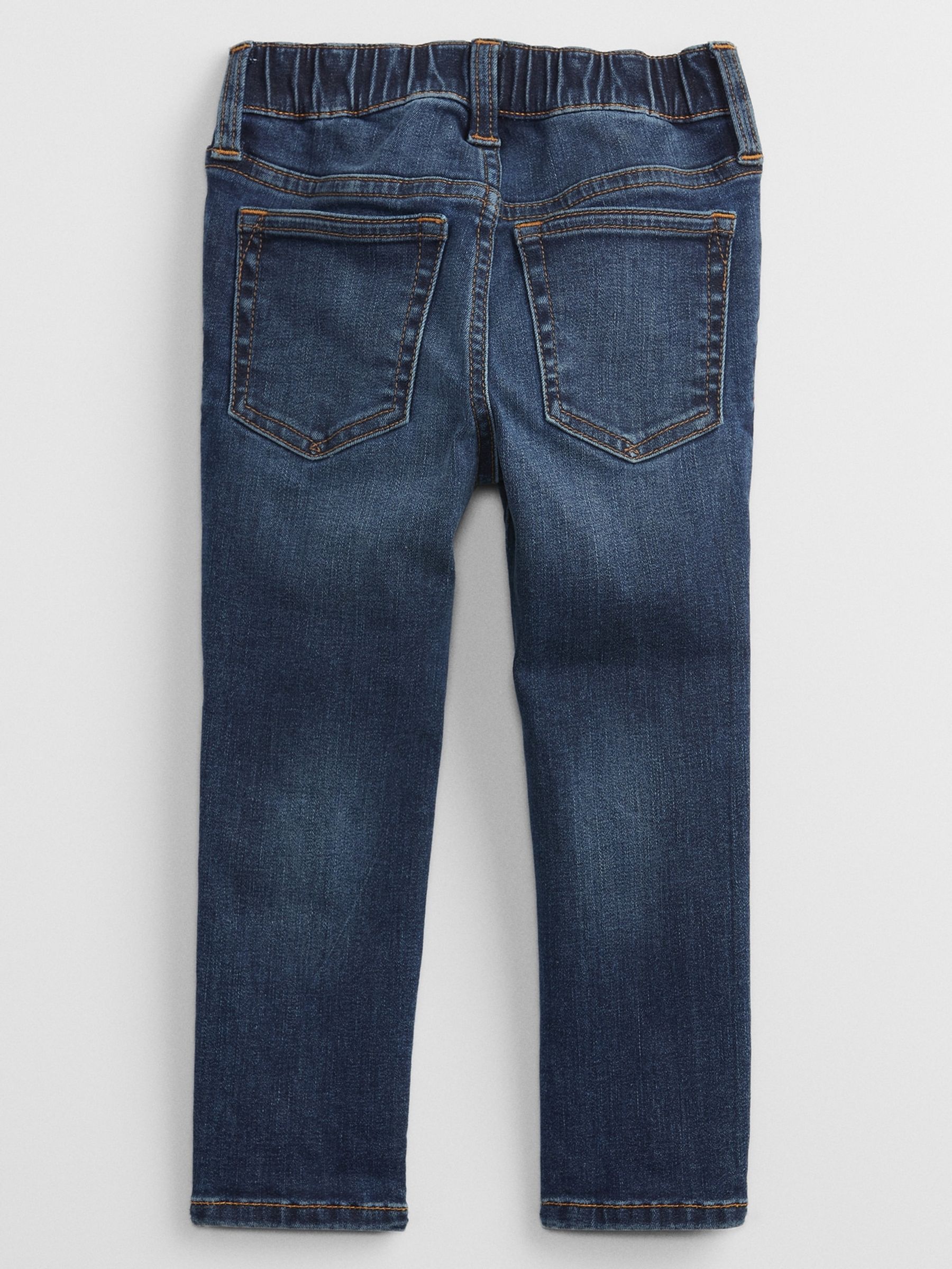 Dark Wash Blue Skinny Stretch Jeans (12mths-5yrs) - Image 2 of 3