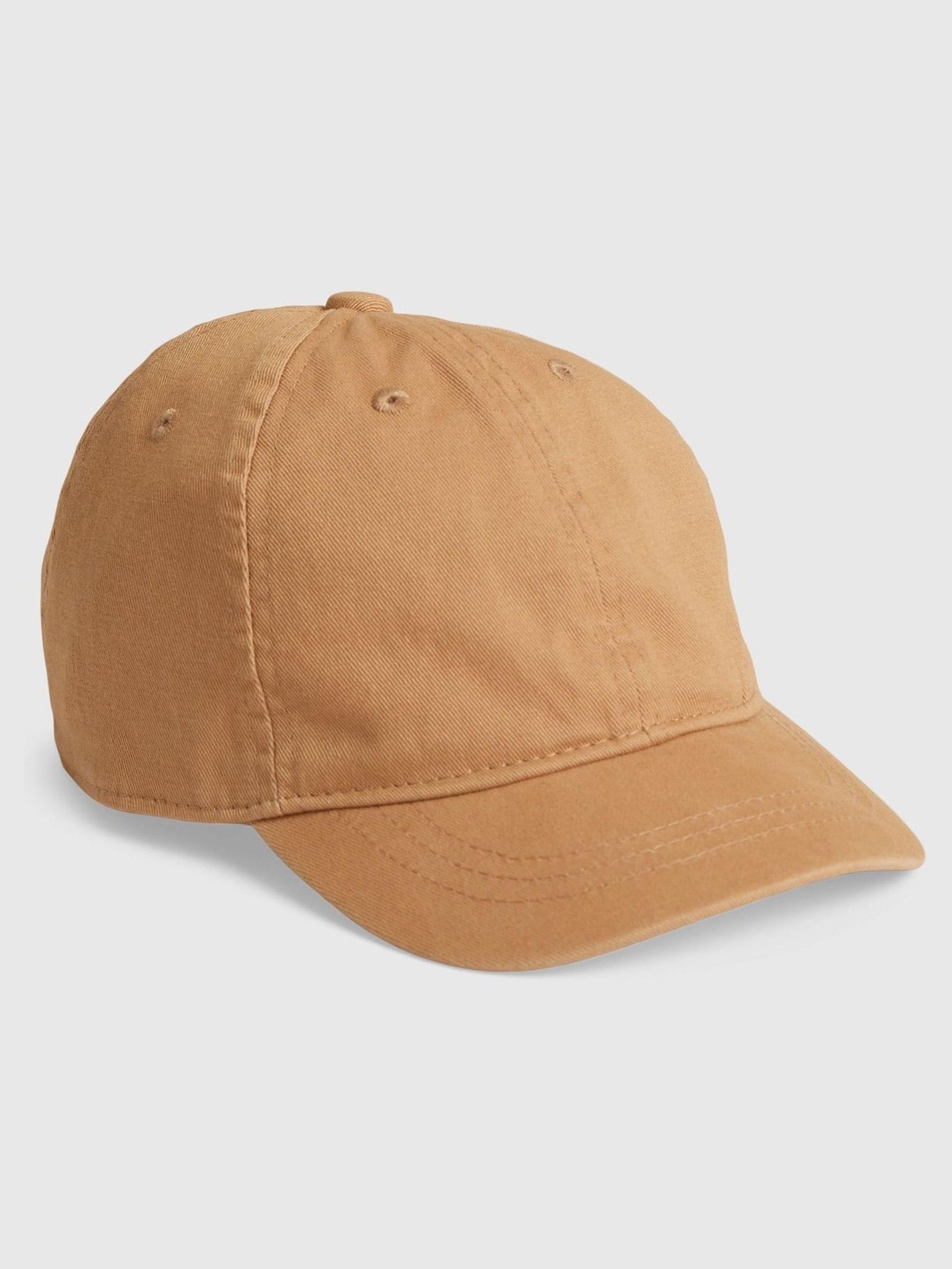 Brown Toddlers Organic Cotton Washed Baseball Hat - Image 1 of 1
