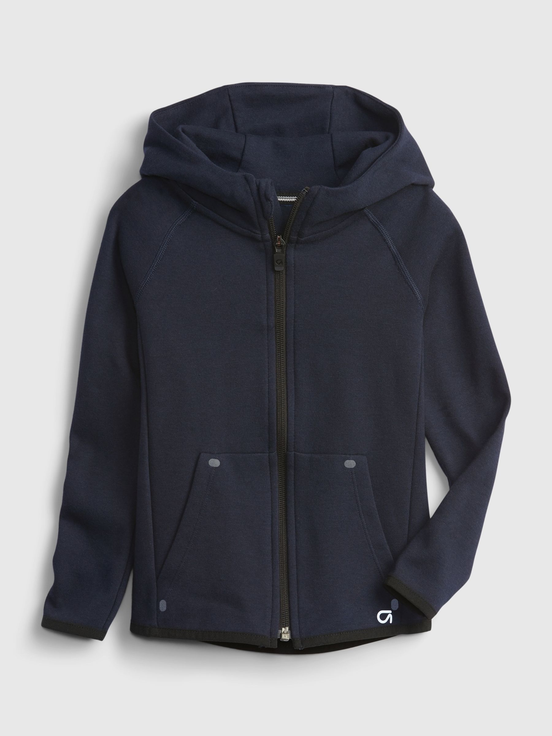Navy Blue Fit Tech Performance Zip Up Hoodie - Image 1 of 1