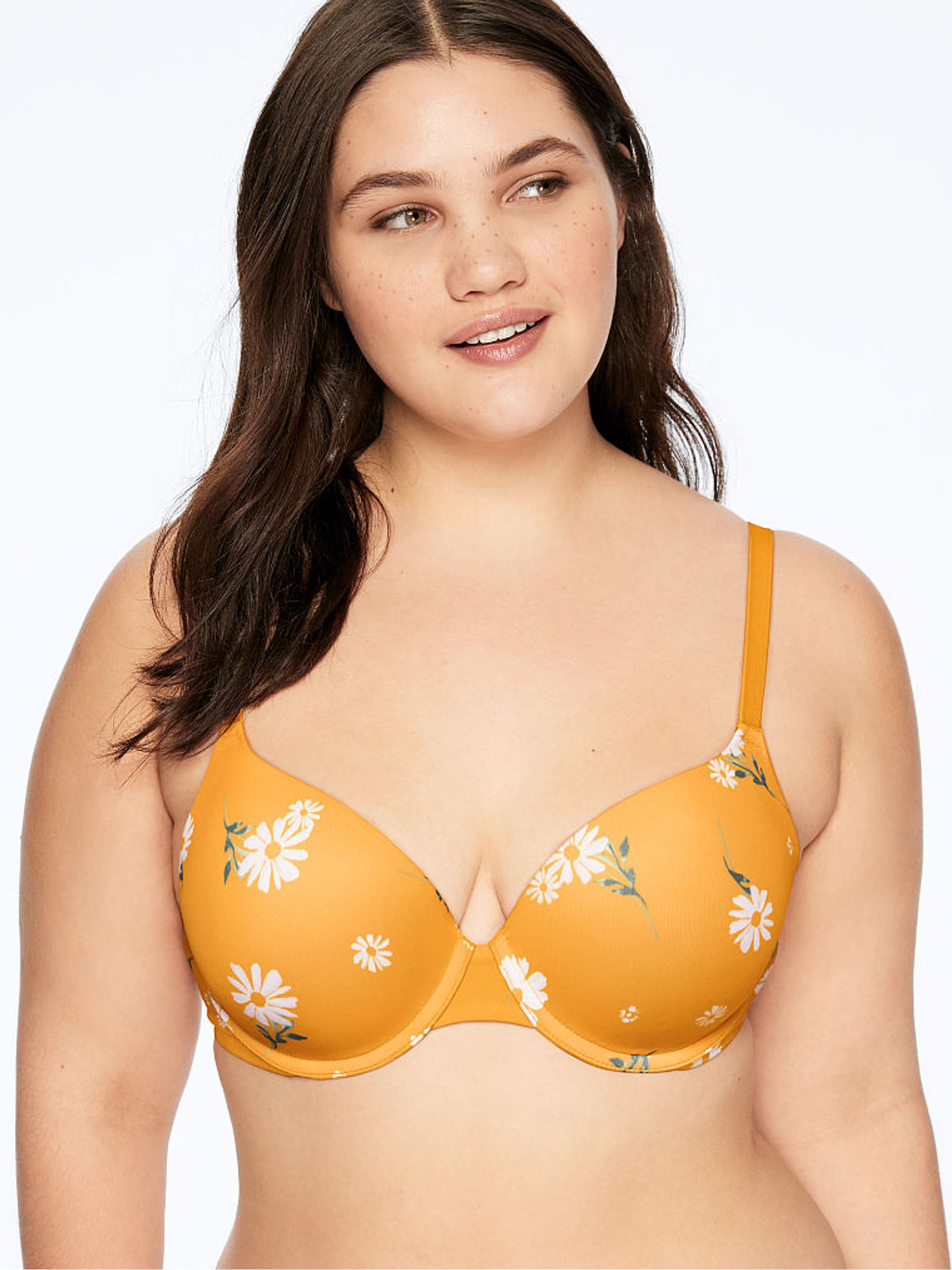 Triumph White and Yellow Daisy Smooth Lightly Lined T-Shirt Bra - Image 1 of 2