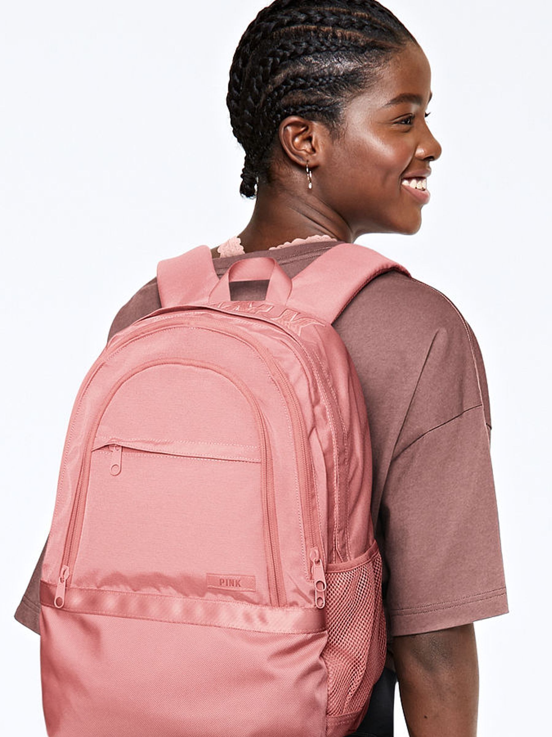 Pink Victoria’s Secret‎ Smokey Rose Backpack Victoria main image 3