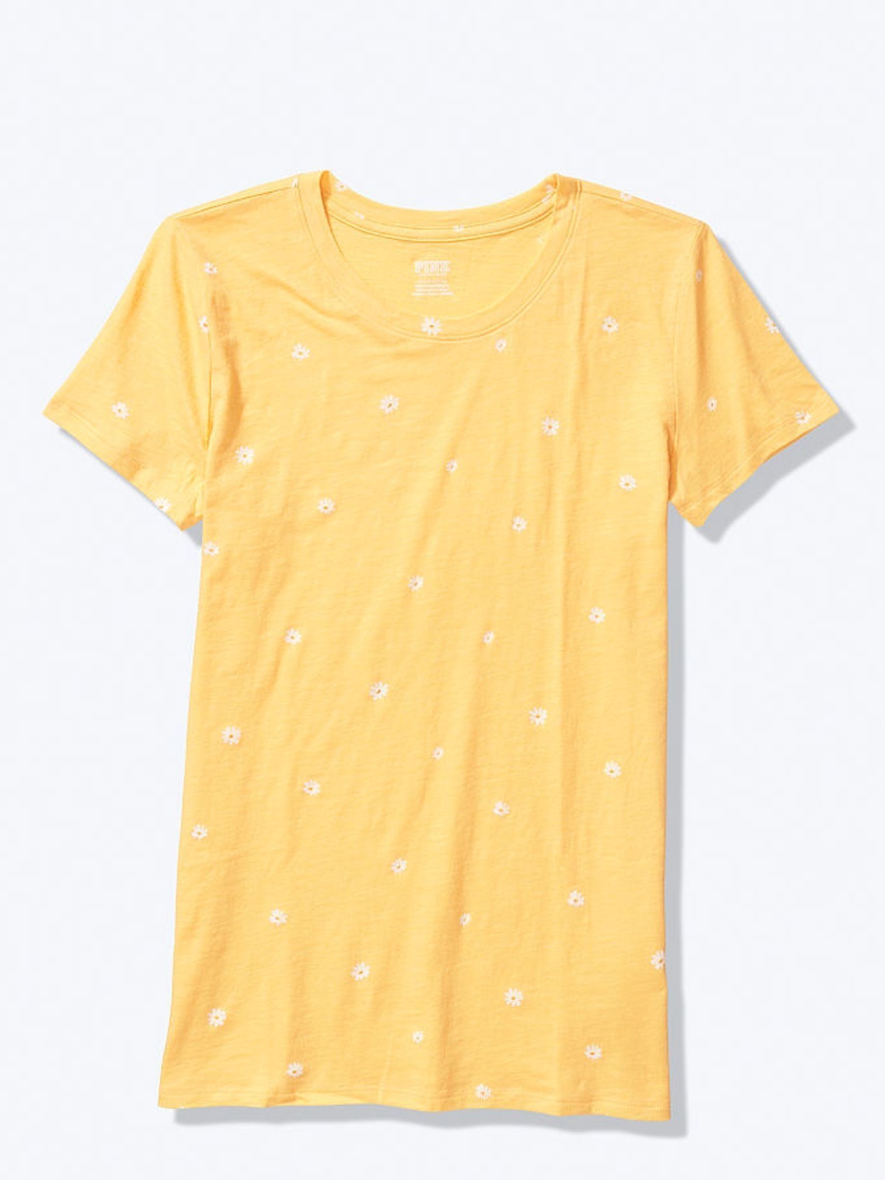 Triumph White and Banana Daisy Perfect Crew T-Shirt - Image 2 of 2