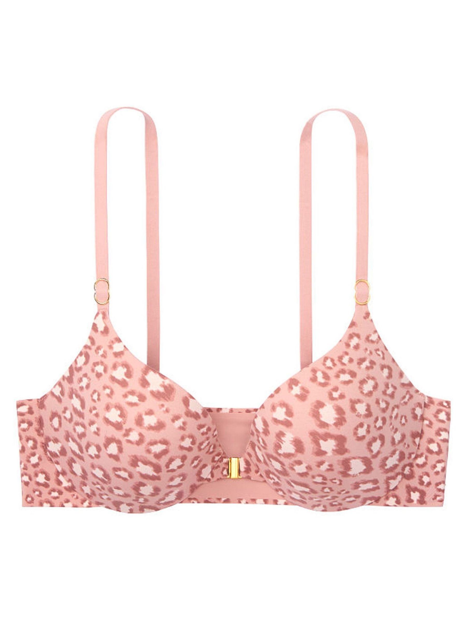 Royal Pink Leopard Light Pushup Perfect Bra - Image 3 of 3
