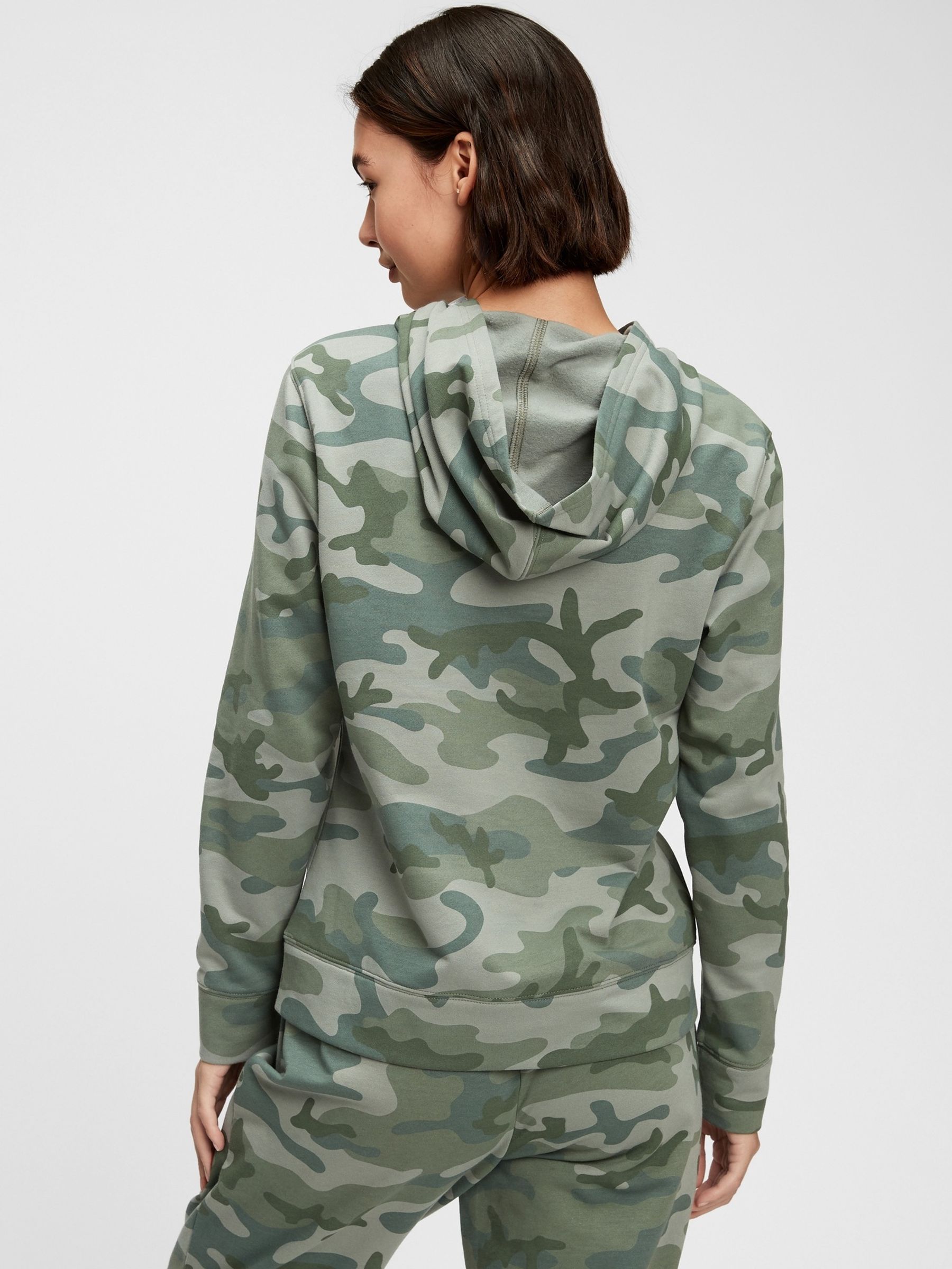 Green Camo Logo Hoodie - Image 2 of 4