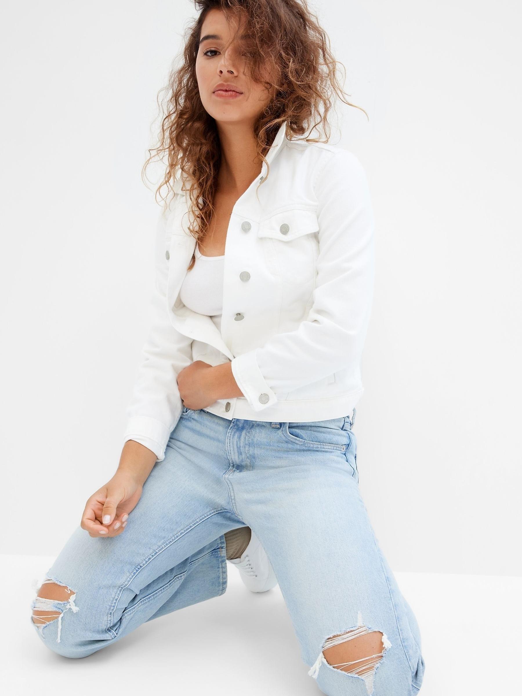 Light Wash Blue High Waisted Ripped Straight Jeans - Image 1 of 2
