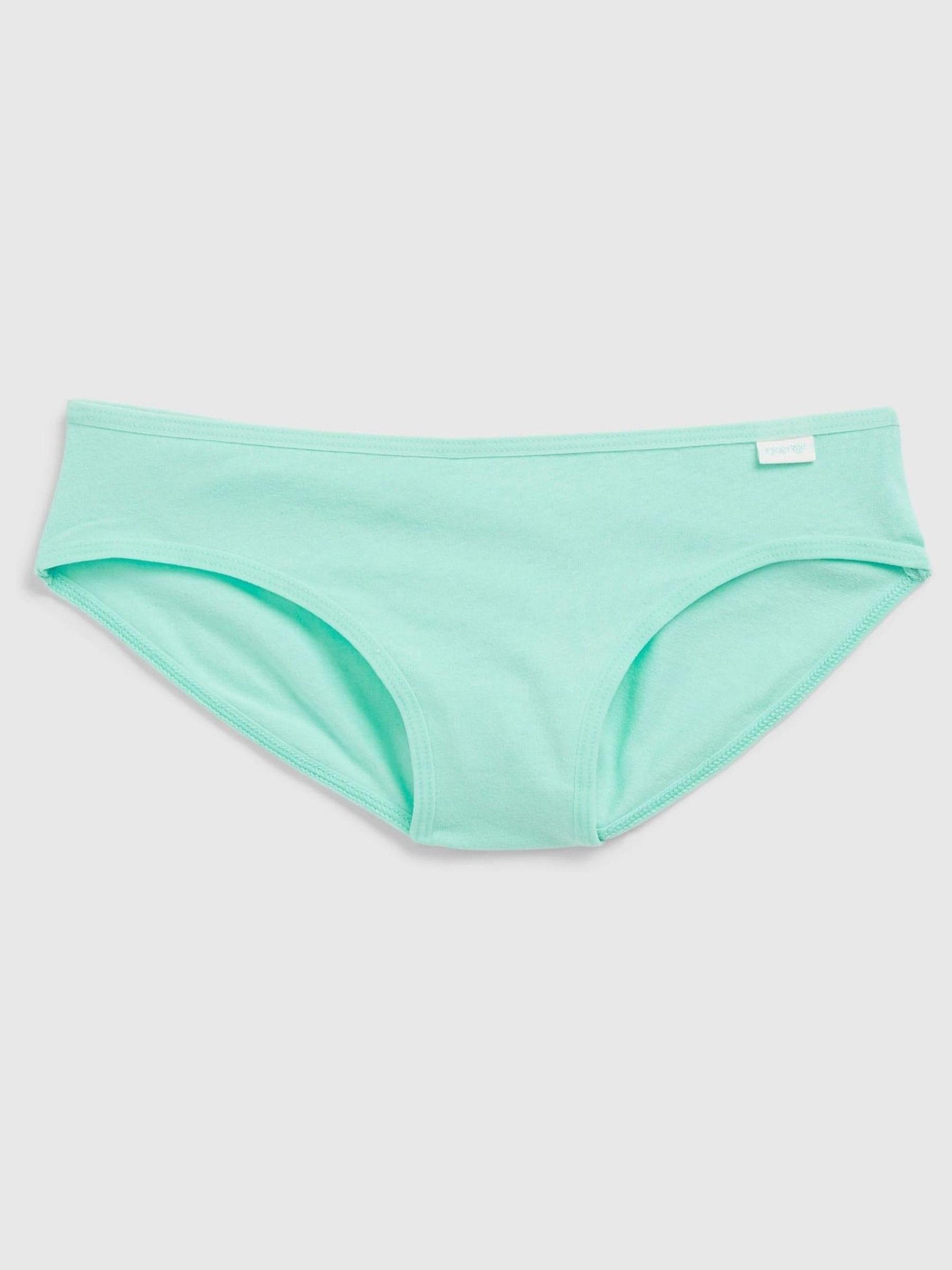 Pink/Blue Kids Animal Graphic Cotton 7 Pack Bikini Briefs - Image 2 of 2