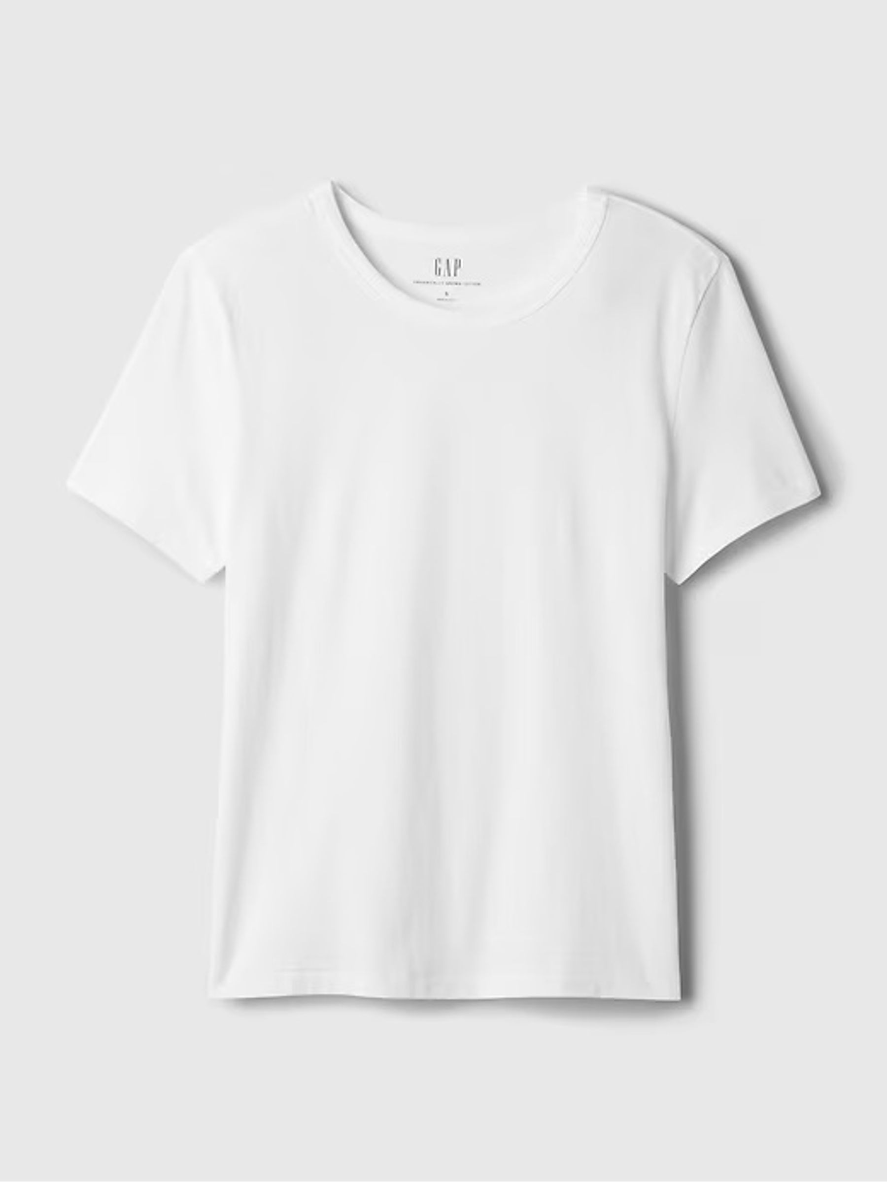 White Vintage 100% Organic Cotton Crew Neck Short Sleeve T-Shirt - Image 7 of 8