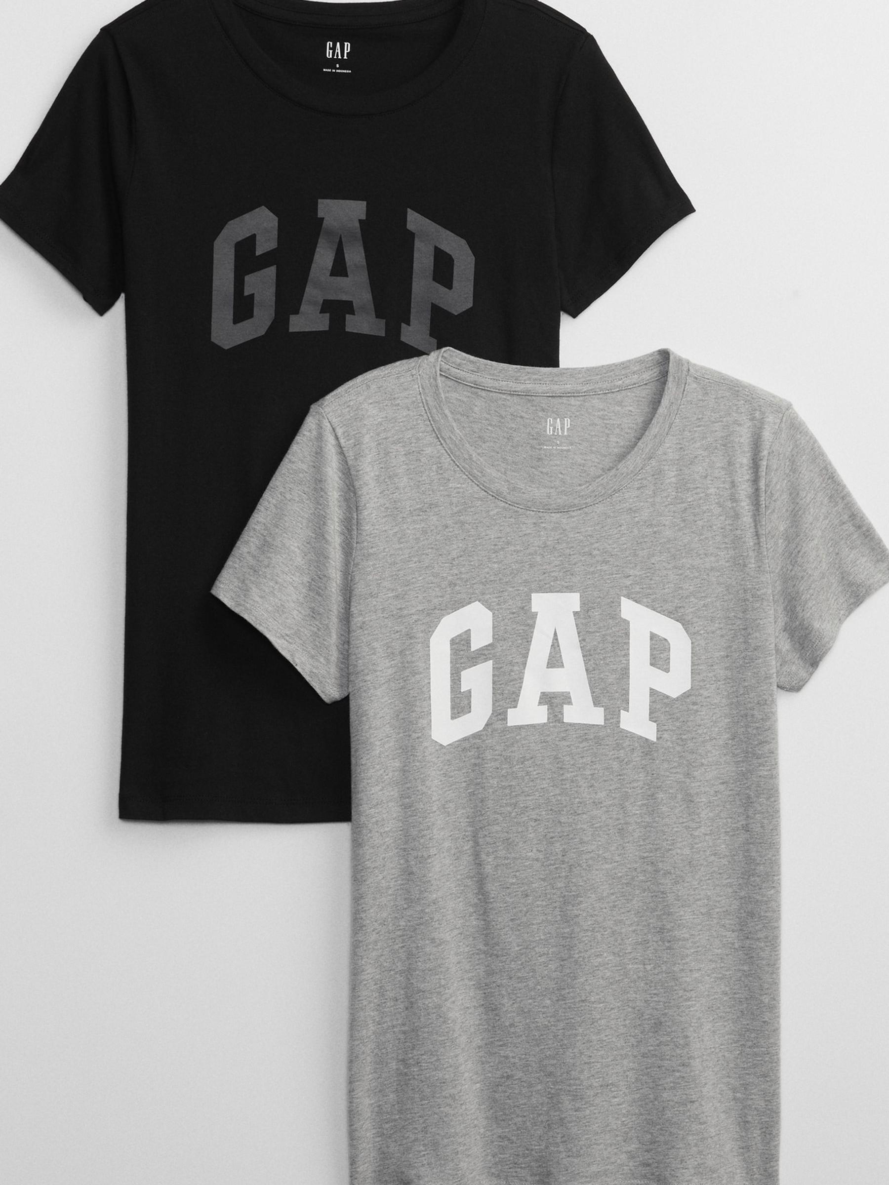 Multi Logo Short Sleeve Crew Neck T-Shirt 2-Pack - Image 1 of 5