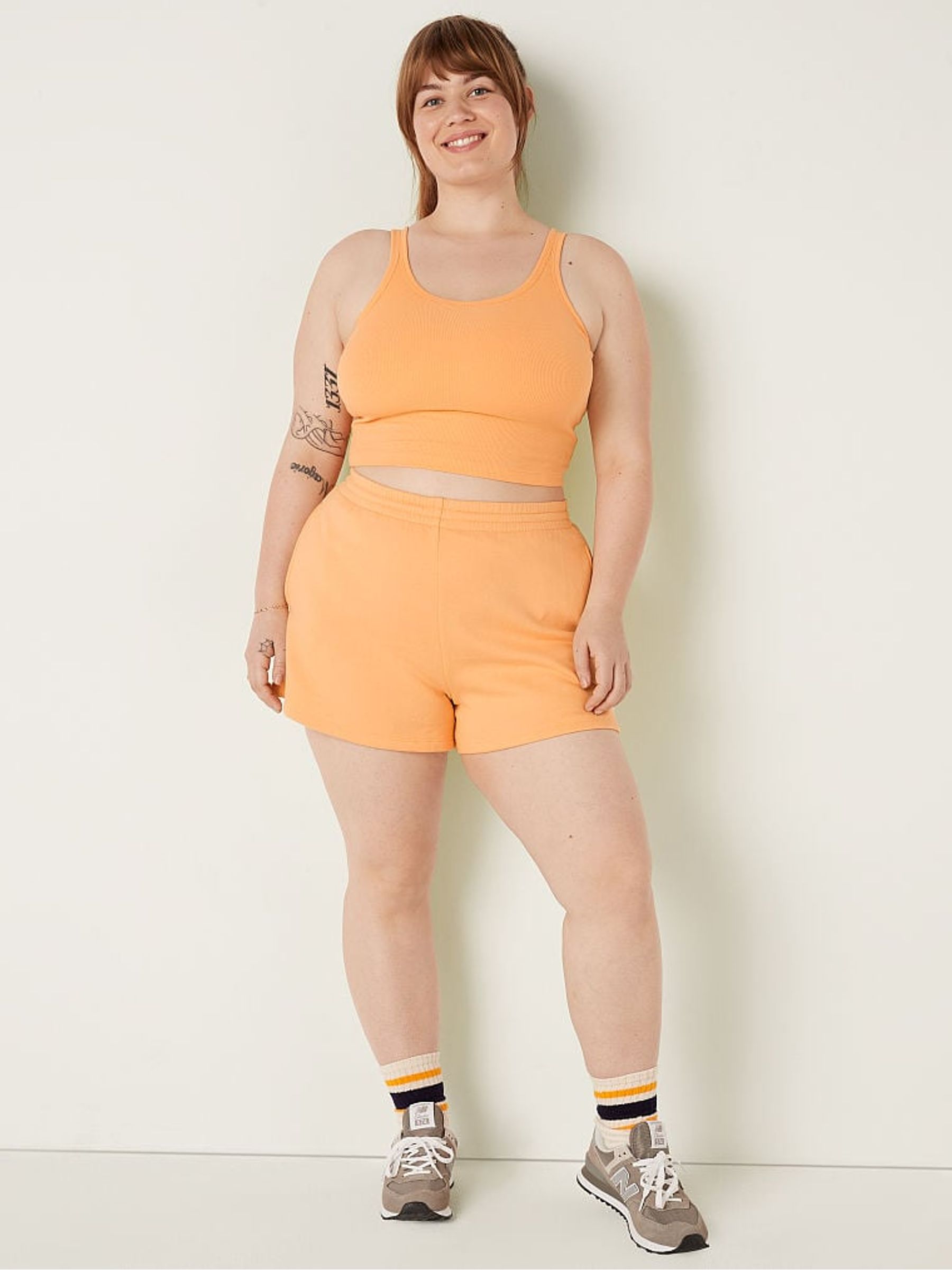 Light Orange Crop Tank Top - Image 3 of 4