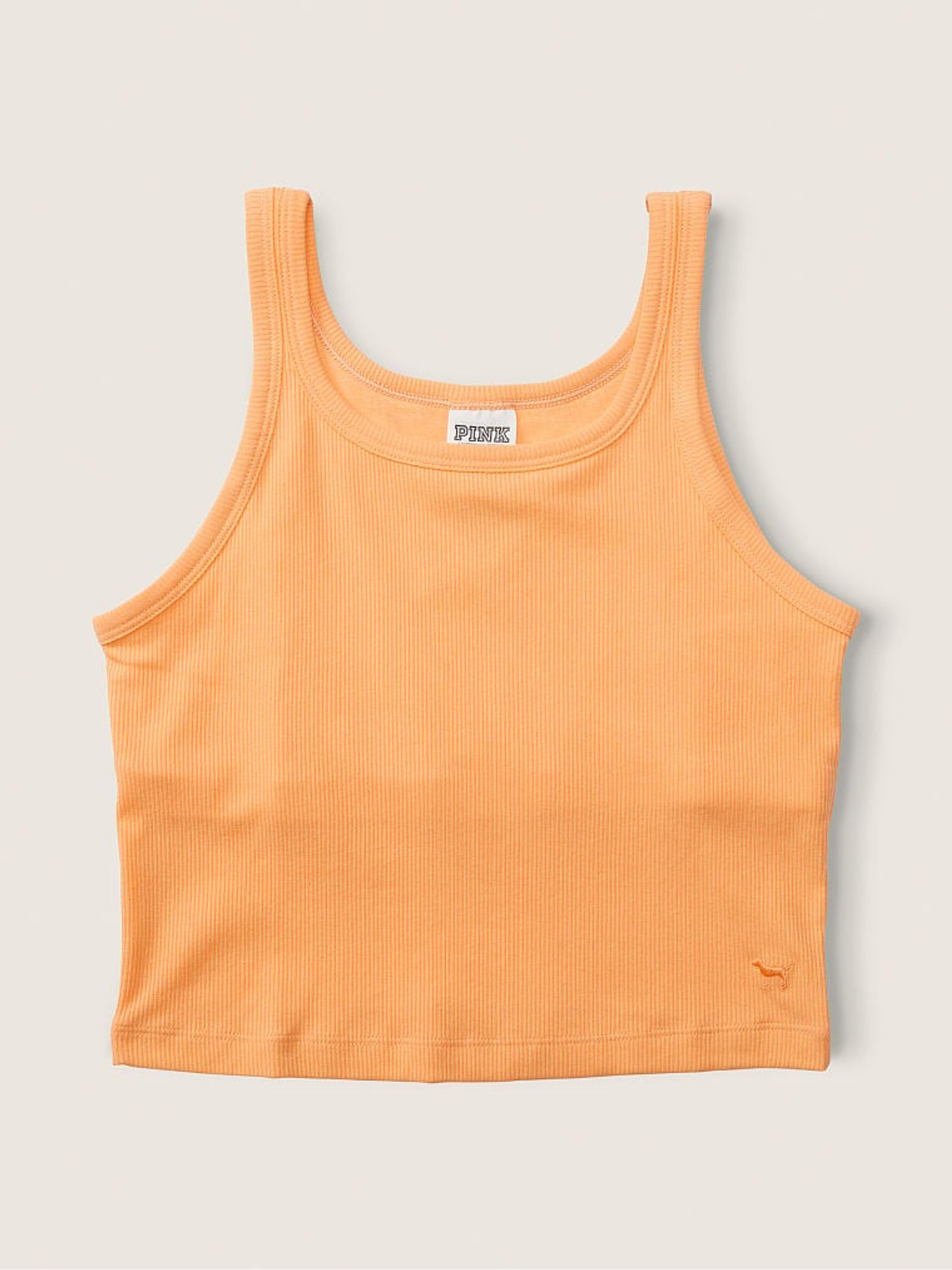 Light Orange Crop Tank Top - Image 4 of 4