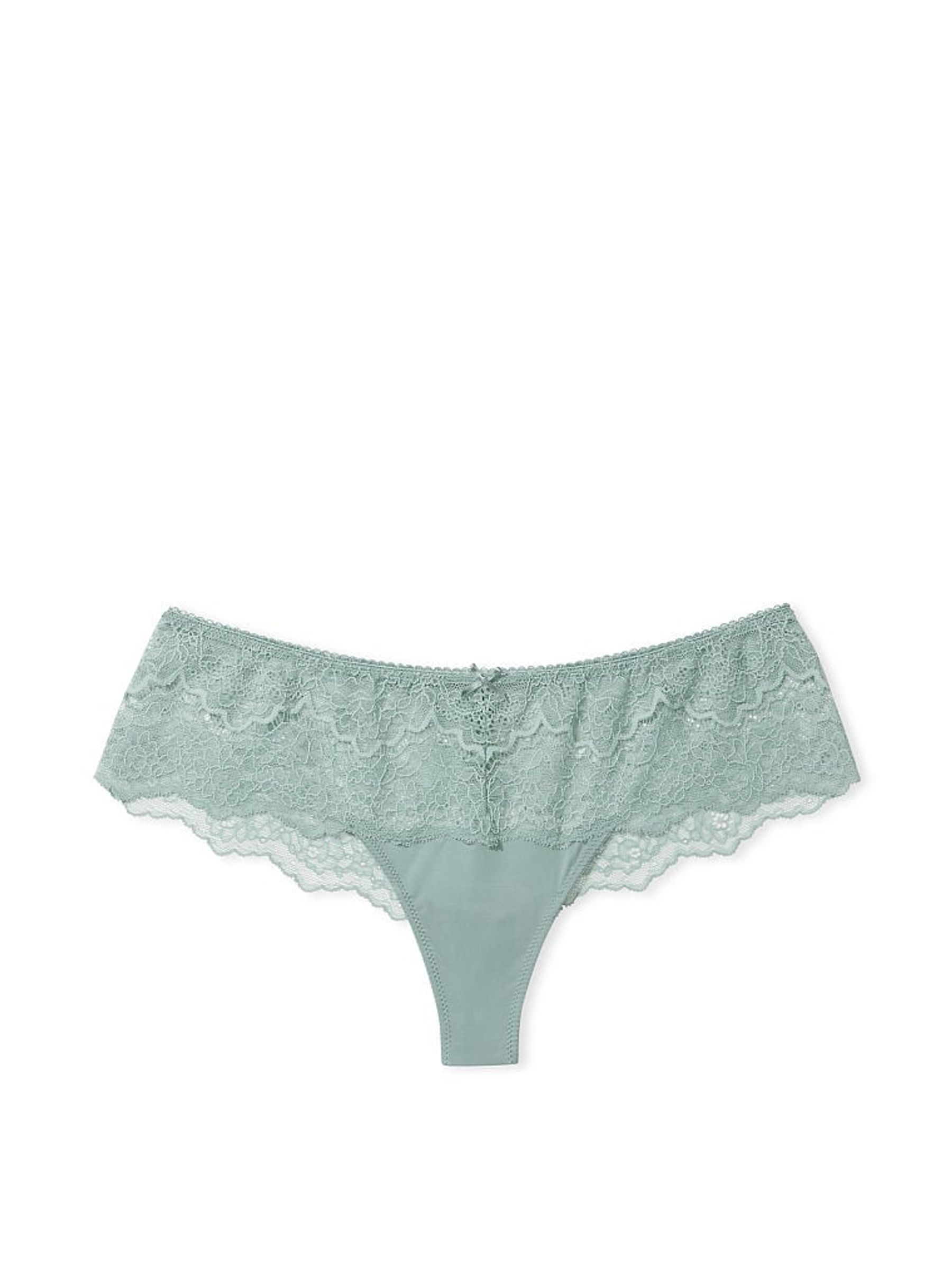 Sage Dust Green Hipster Thong Knickers - Image 4 of 4