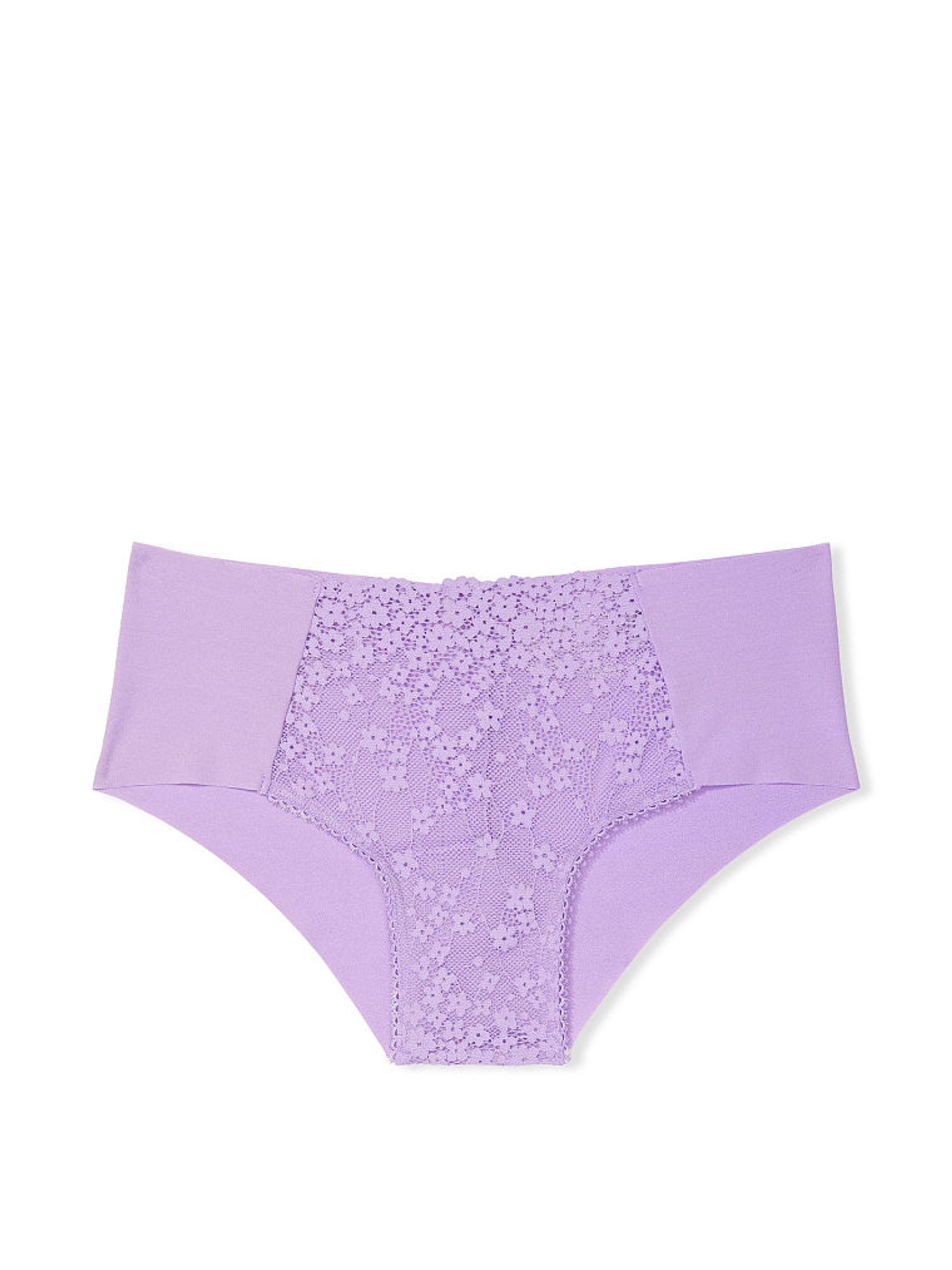 Secret Crush Purple No Show Lace Thong Knickers - Image 3 of 3