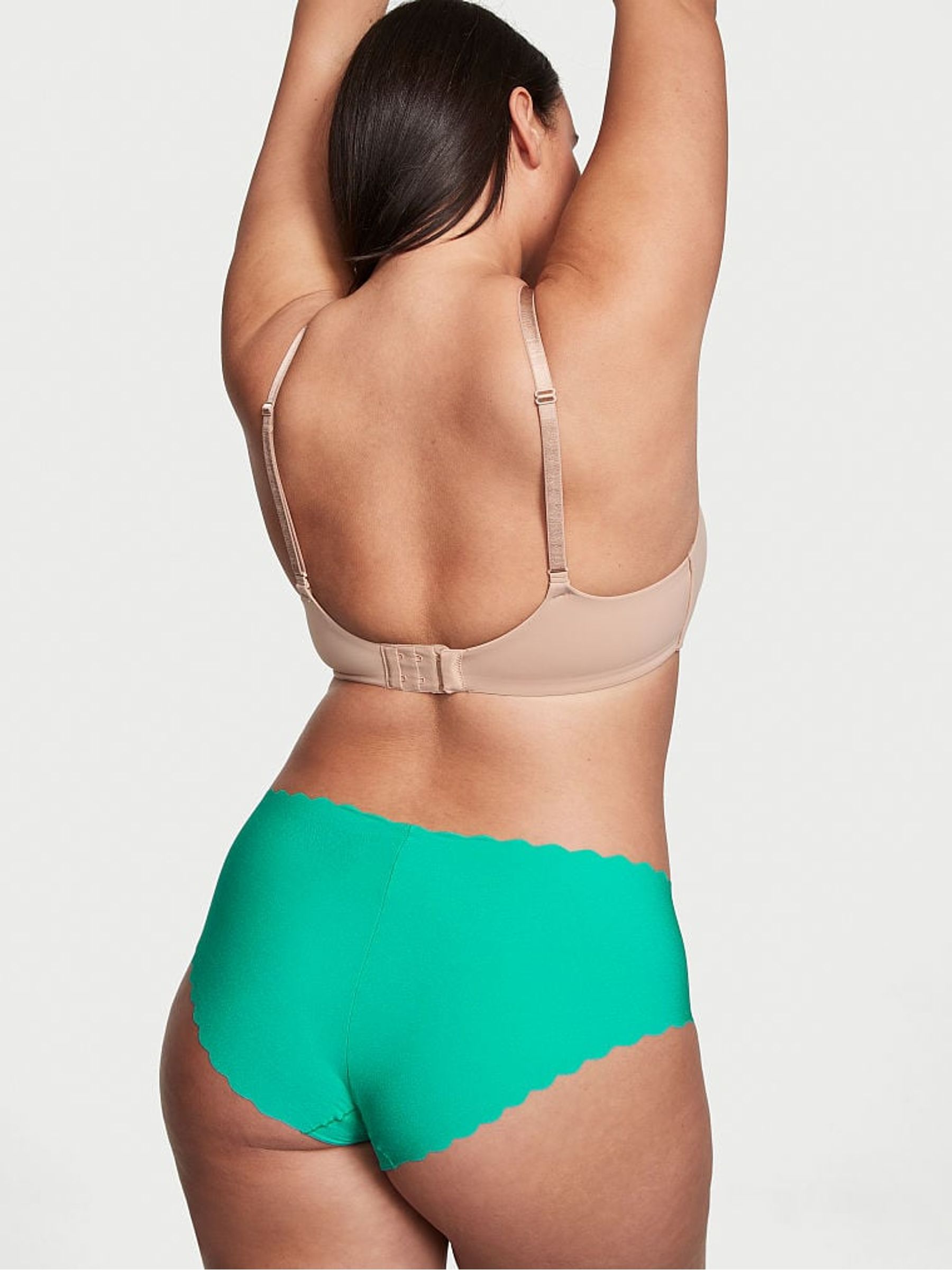 Aqua Sea Green Smooth No Show Hipster Knickers - Image 2 of 3
