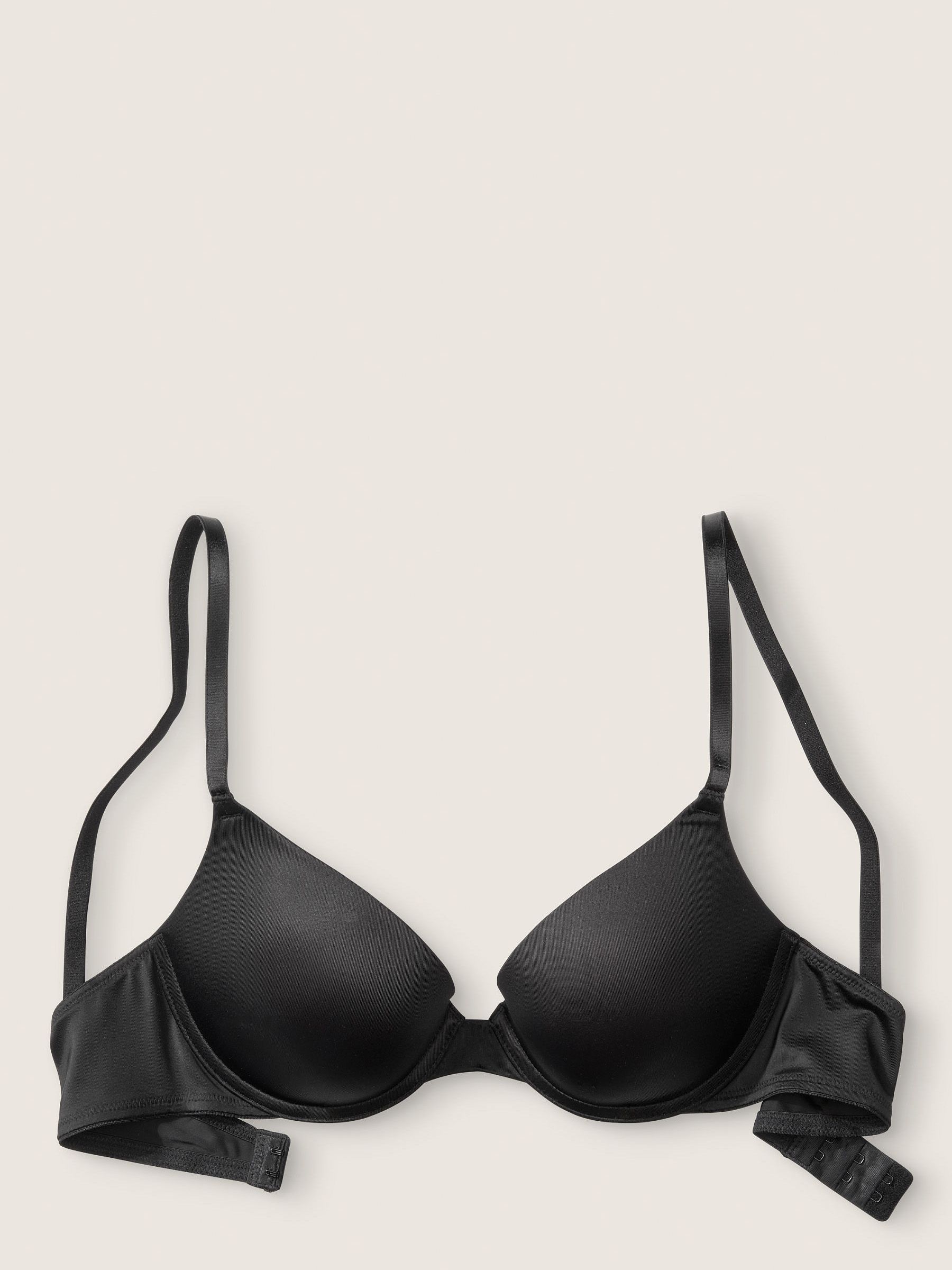 Black Smooth Push Up T-Shirt Bra - Image 3 of 4