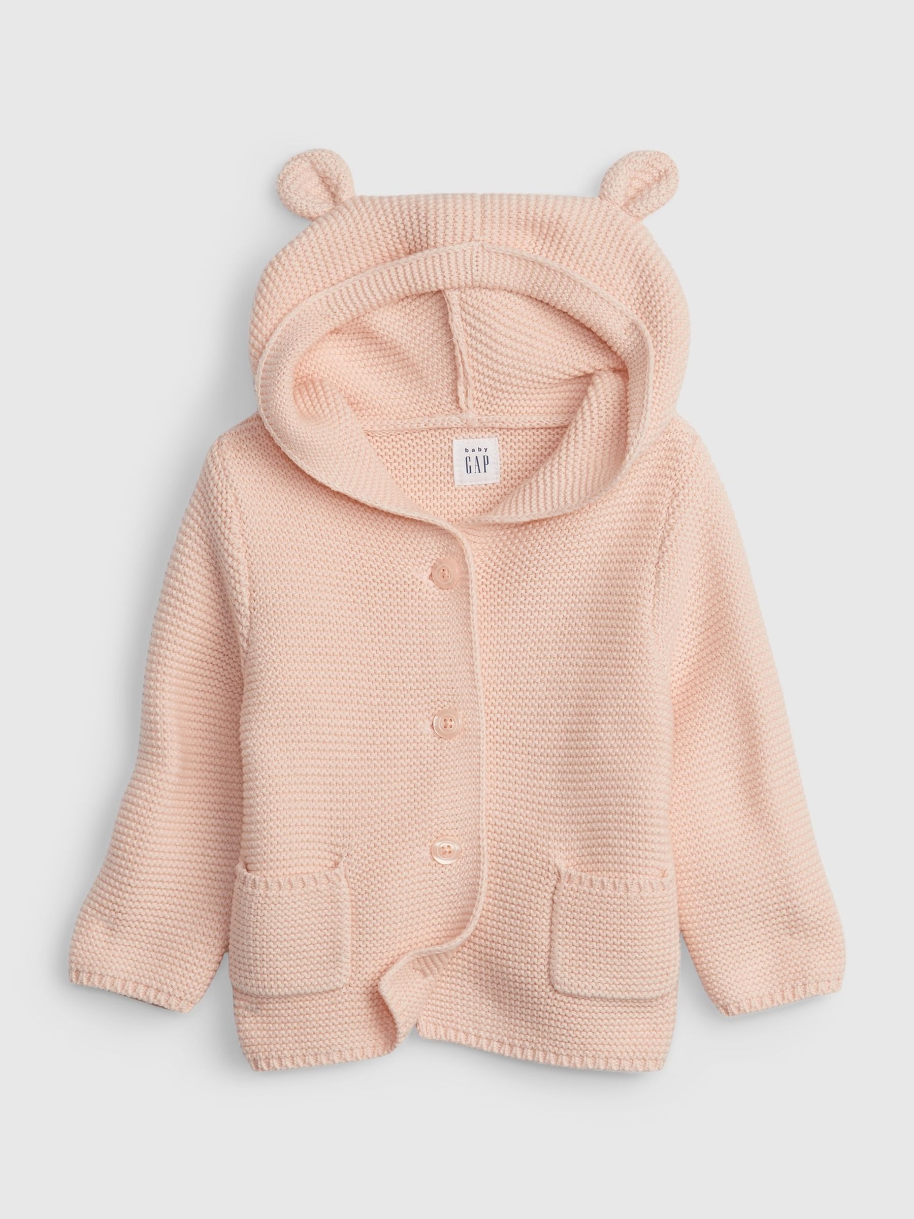 Pink Knitted Brannan Bear Cardigan (Newborn-24mths) - Image 4 of 5
