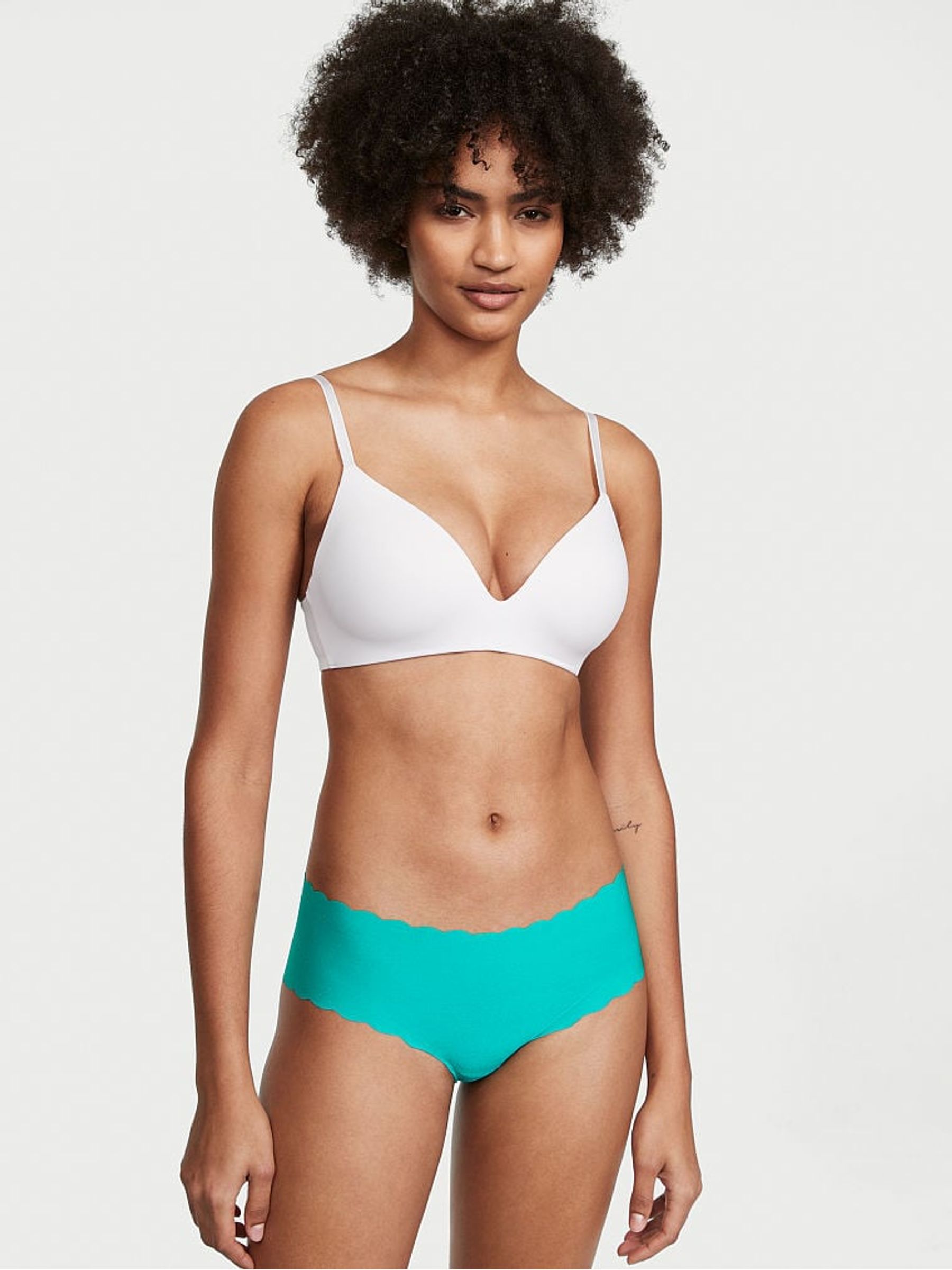 Aqua Sea Green No Show Cheeky Knickers - Image 1 of 3