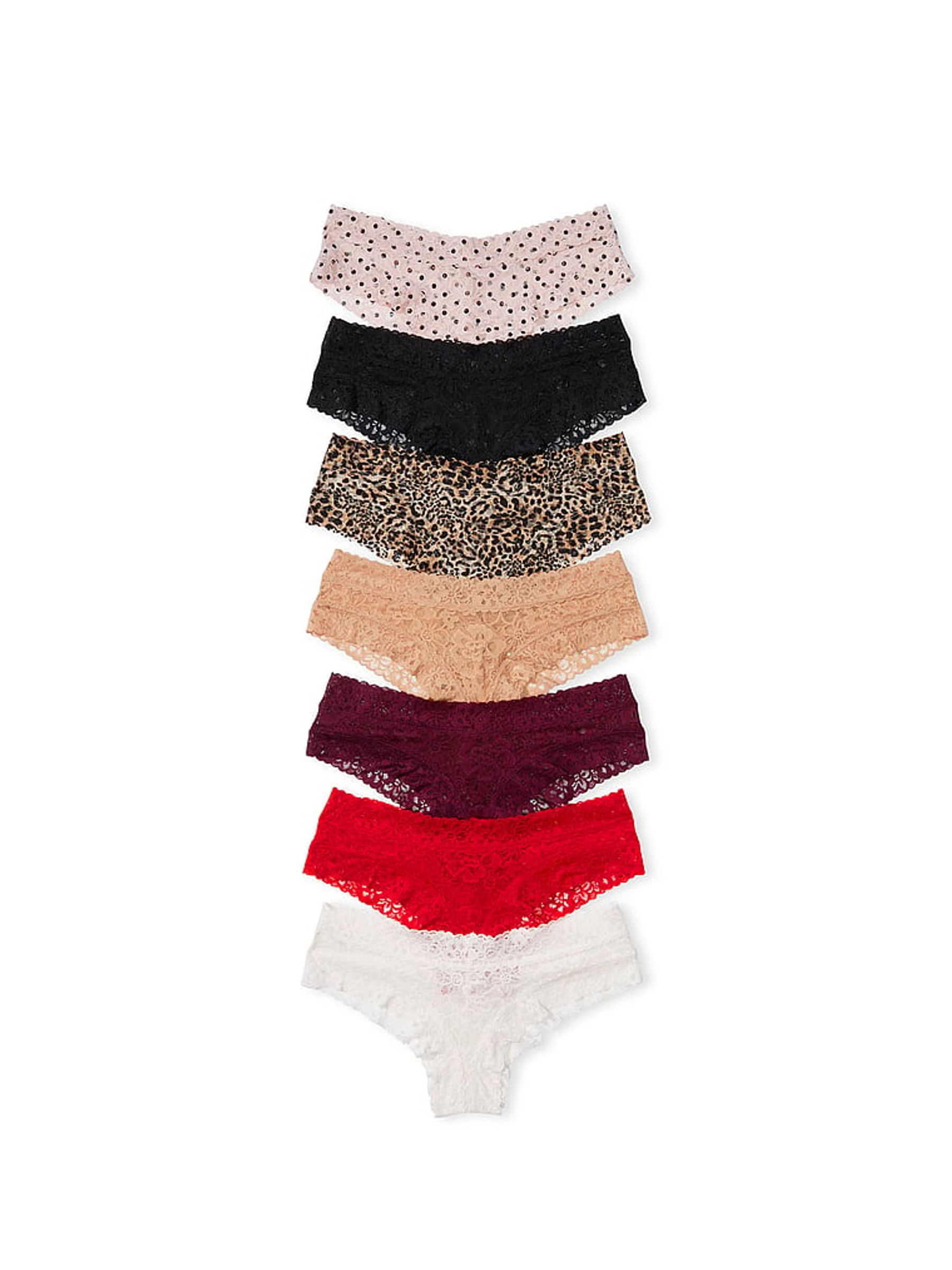 Black/Leopard/Red/Nude/Pink/White Cheeky 7 Pack Knickers - Image 1 of 1