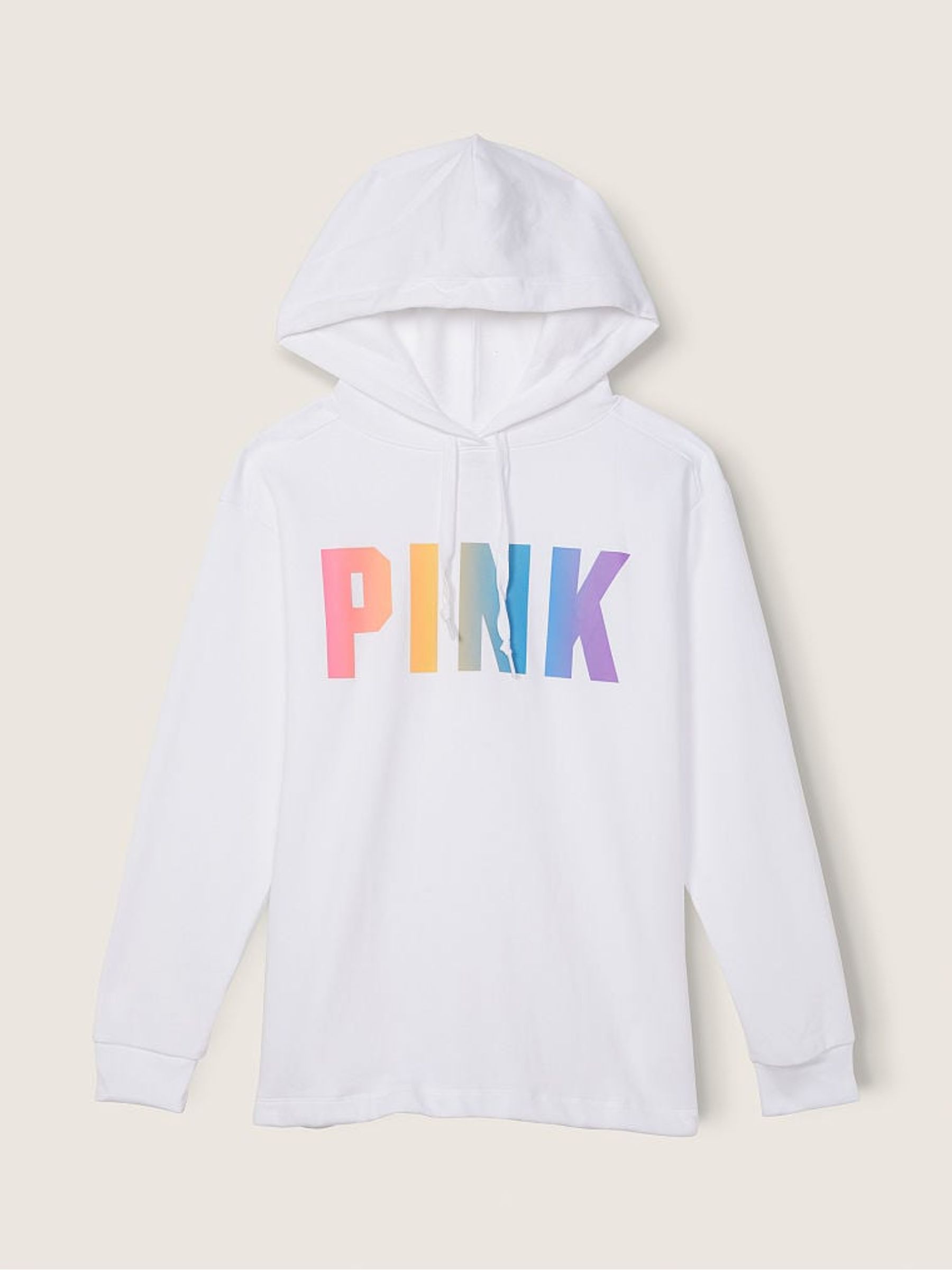 Optic White Fleece Hoodie - Image 3 of 3