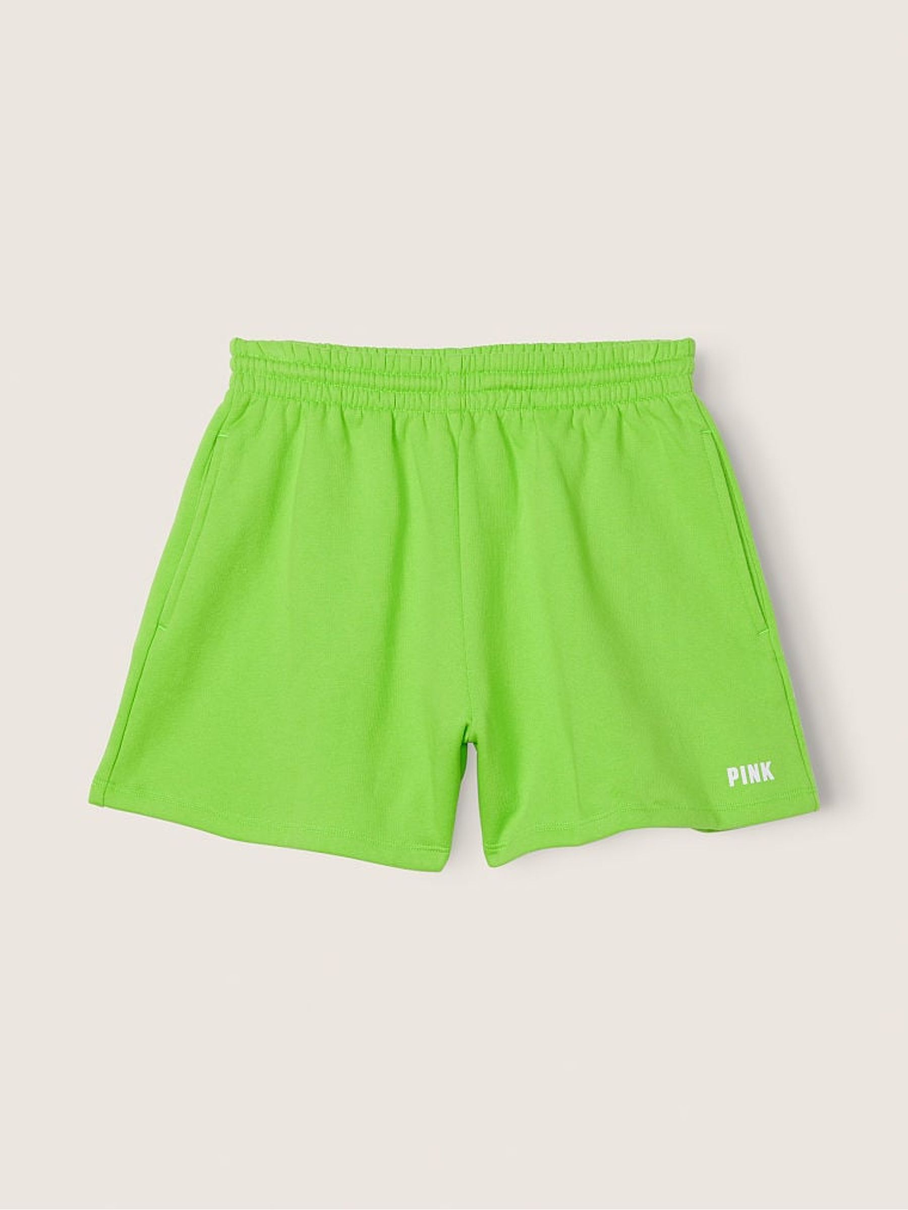 Green Bloom Sans Logo Campus Fleece Short - Image 4 of 4