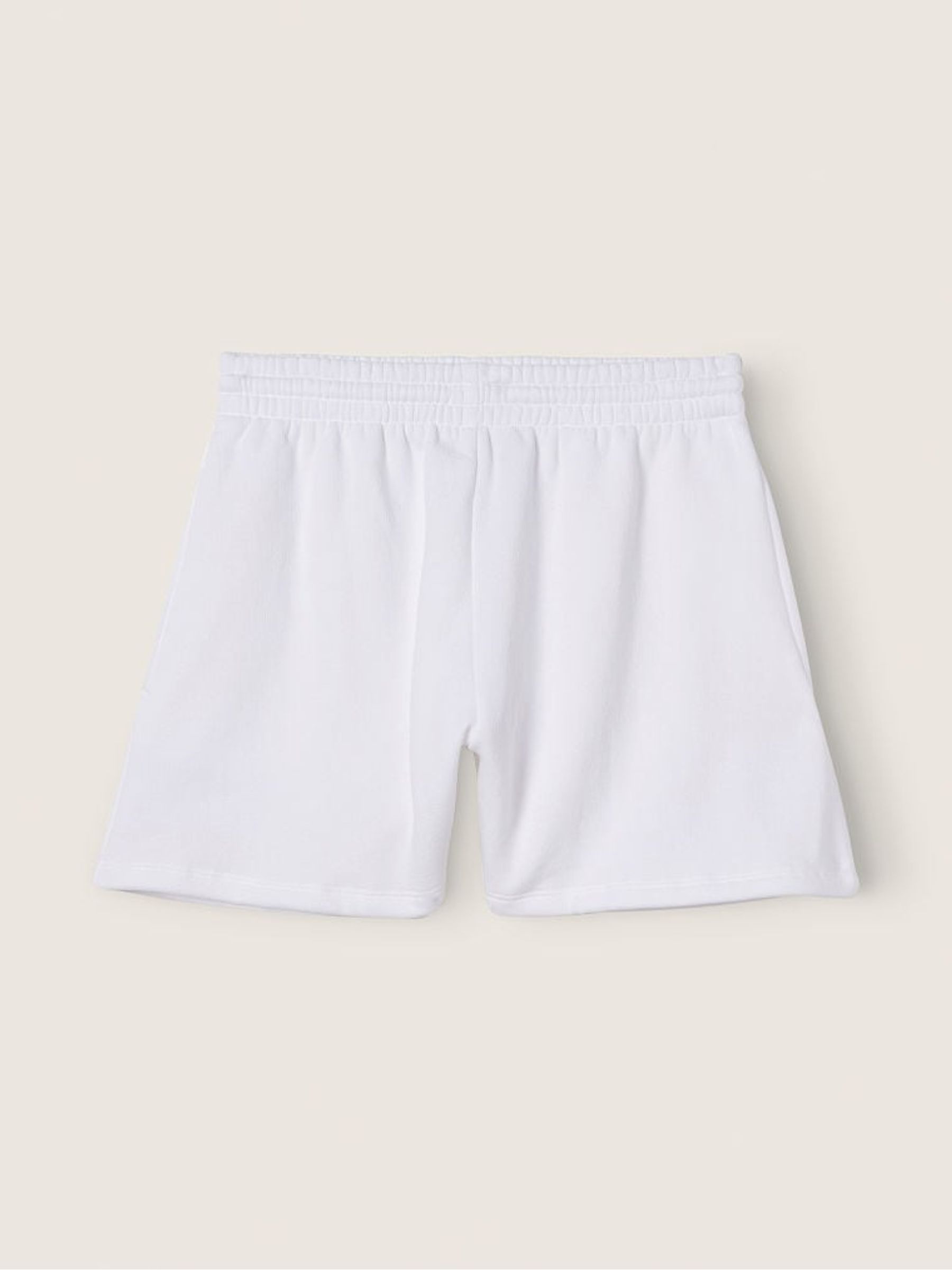 Optic White Gradient Sans Logo 3.5 " Campus Sweat Shorts - Image 2 of 2