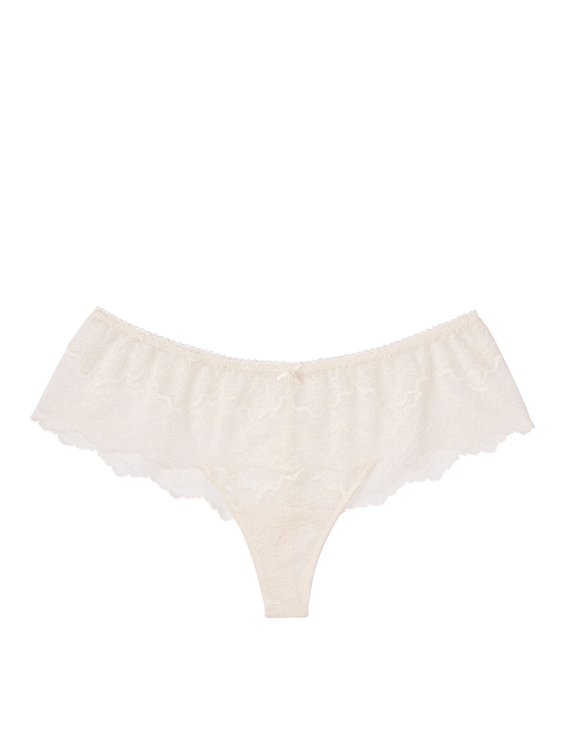 Coconut White Lace Hipster Thong Joggery - Image 3 of 3