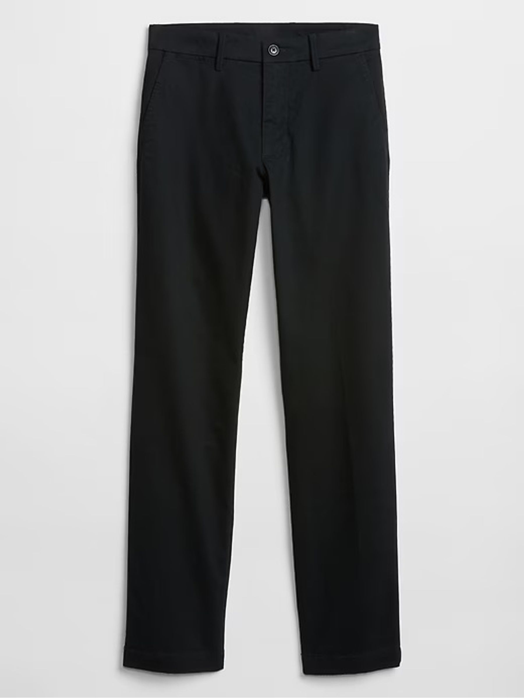 Navy Blue Straight Fit Stretch Essential Chino Trousers - Image 6 of 7