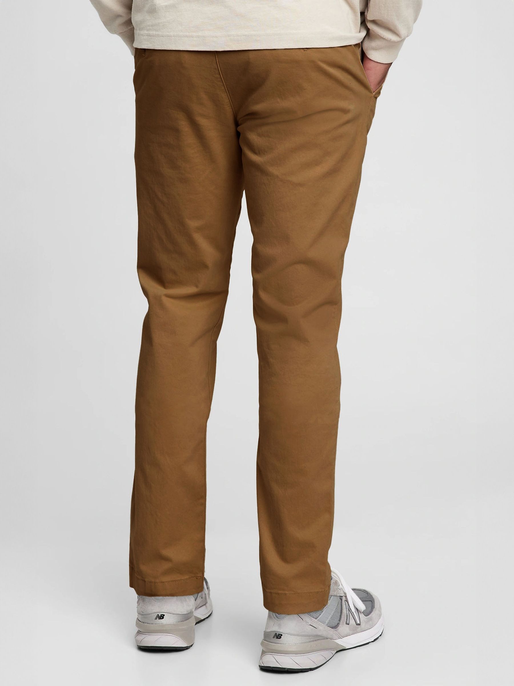 Brown Slim Fit Stretch Essential Chino Trousers - Image 4 of 4