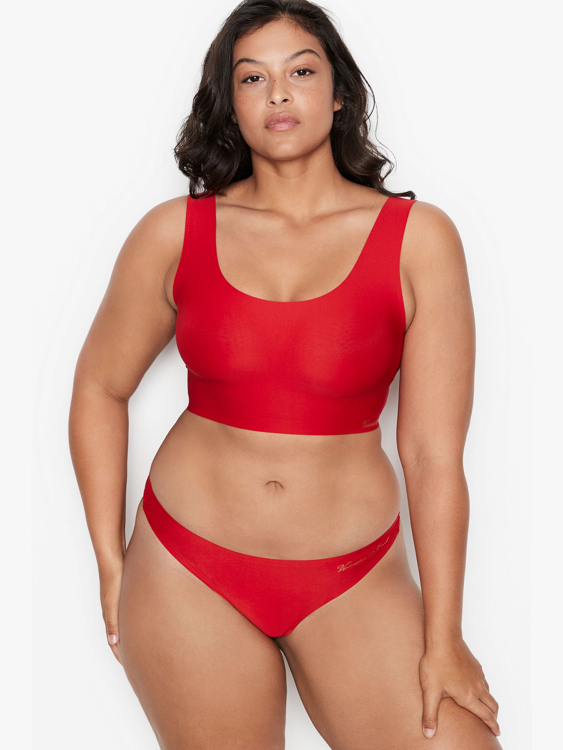 Lipstick Red Smooth Unlined Bralette Victoria's Secret UK