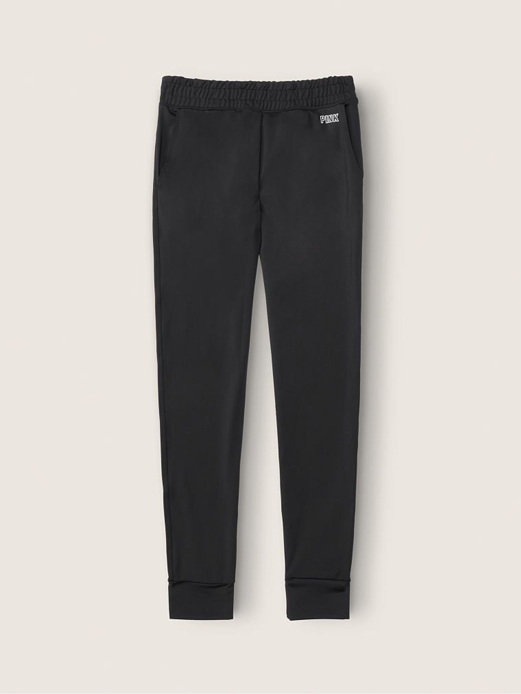 Pure Black High Waist Skinny Jogger - Image 3 of 3