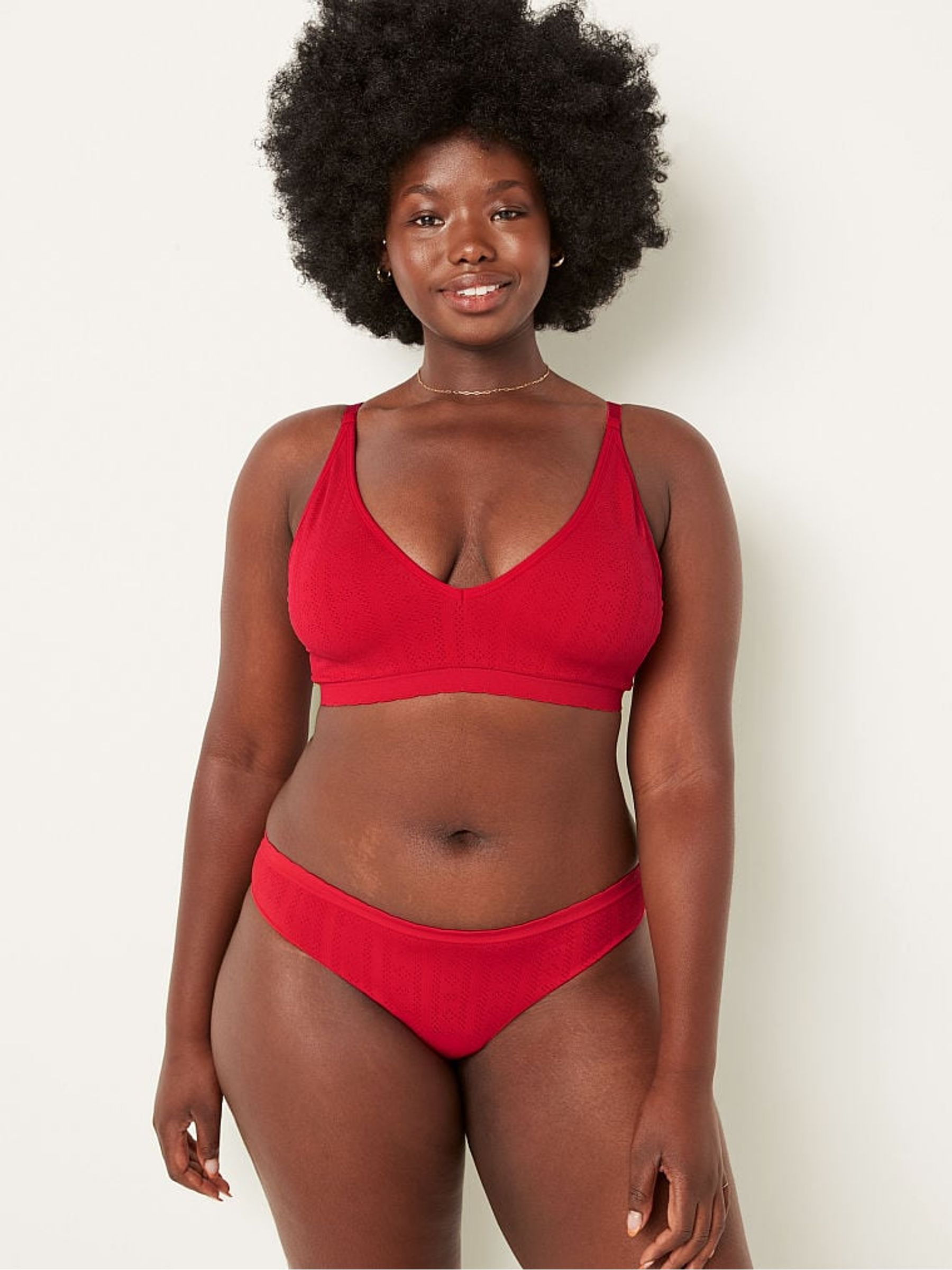 Red Pepper Seamless Lightly Lined Bra - Image 3 of 4