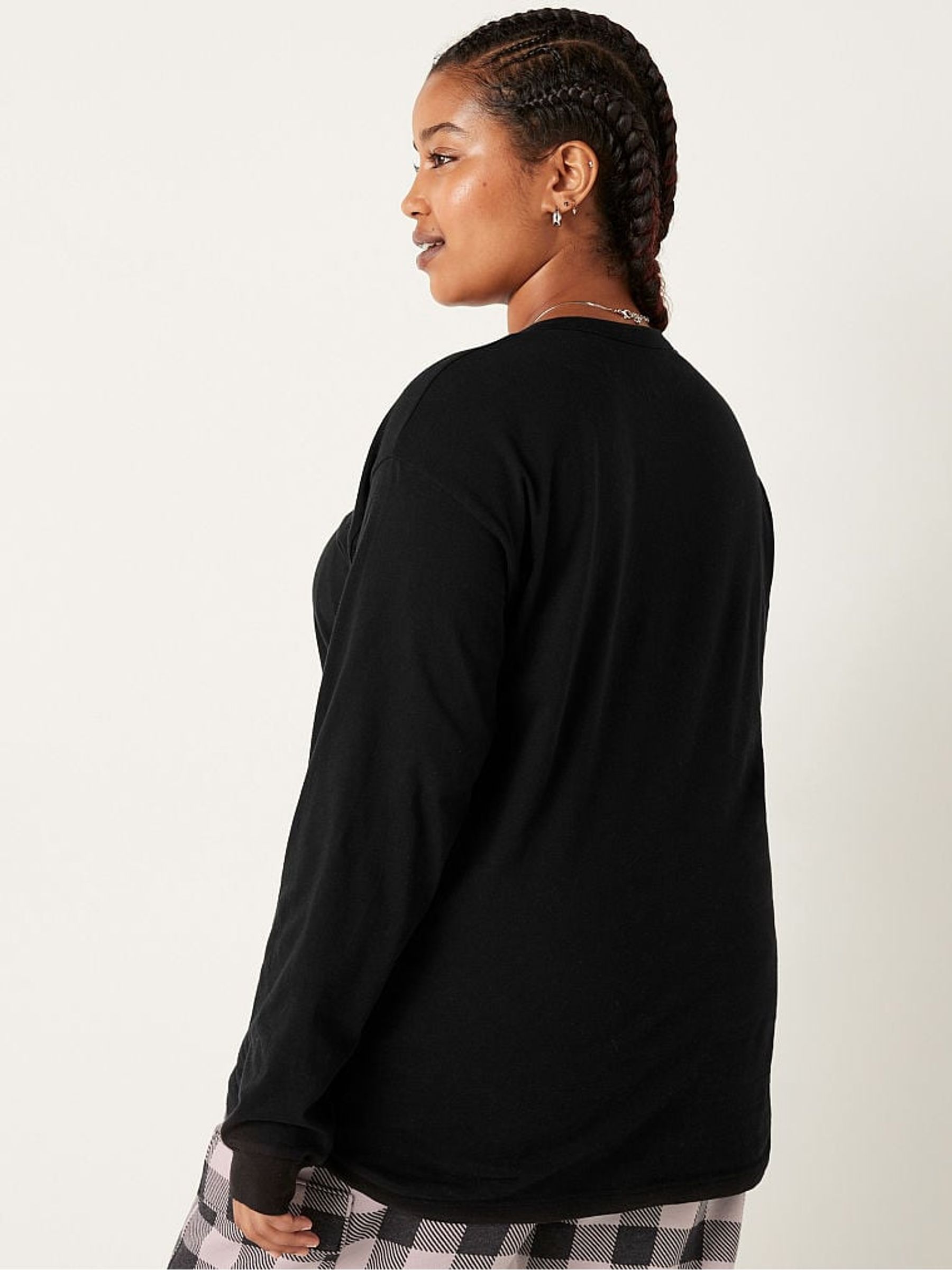 Black Long Sleeve T-Shirt - Image 2 of 4