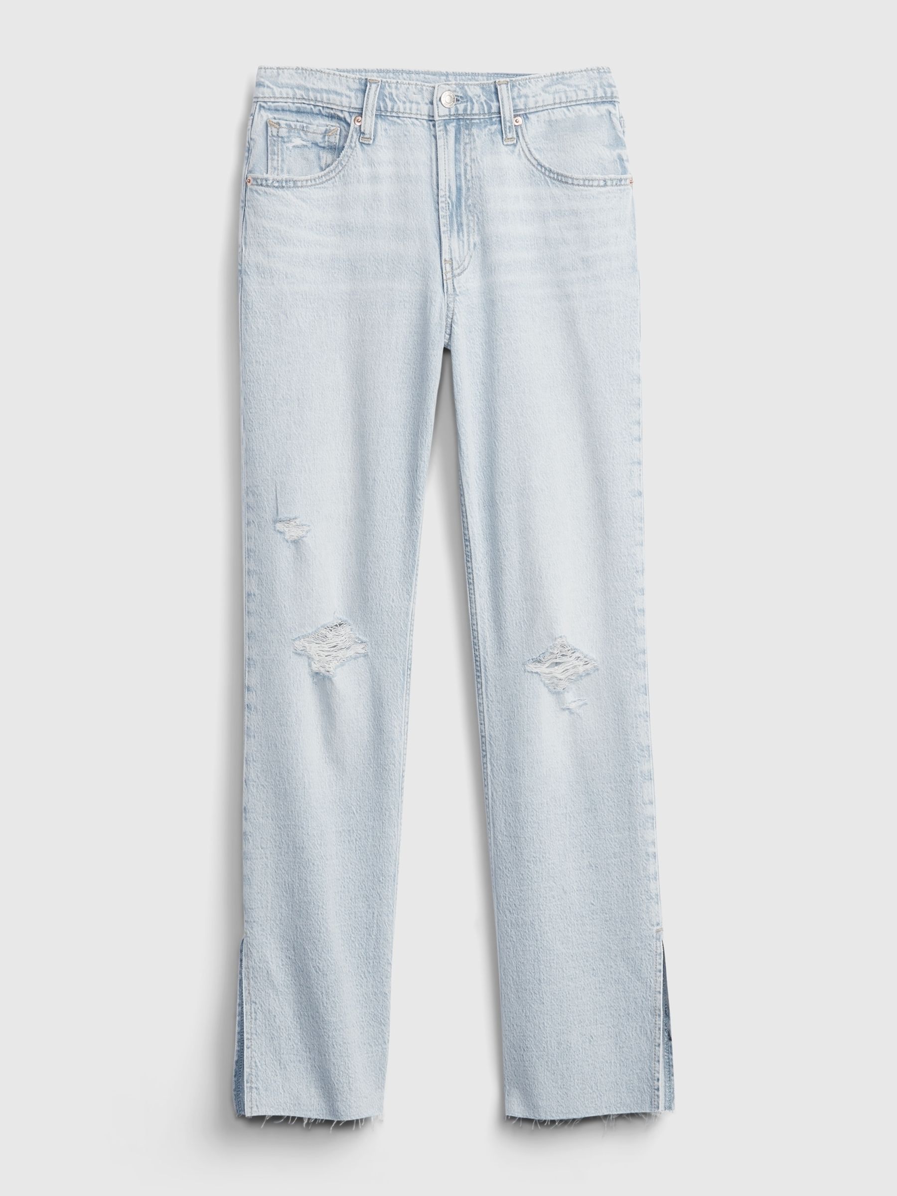 Blue Mid Rise Organic Cotton '90S Loose Fit Jeans - Image 3 of 6