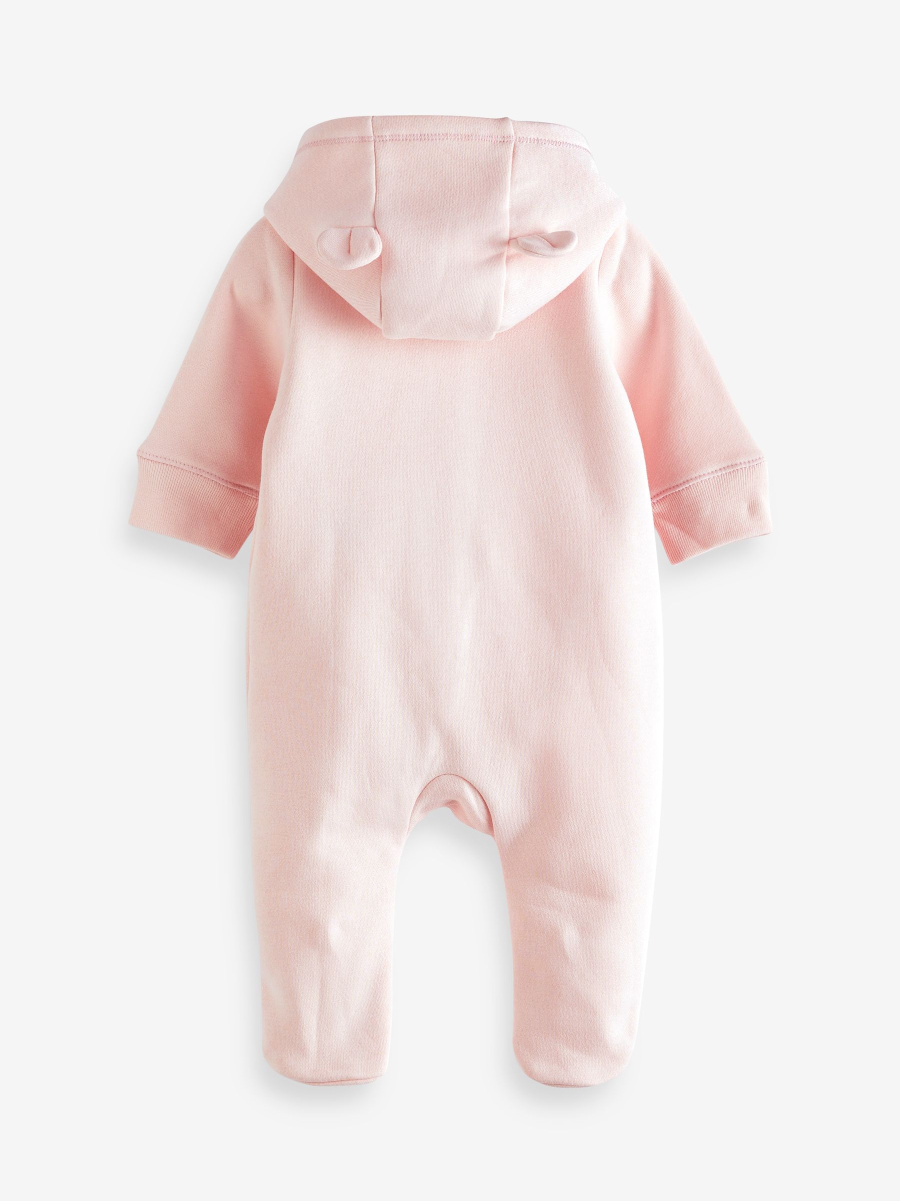 Pink Logo Zip Hooded All in One (Newborn - 24mths) - Image 7 of 8