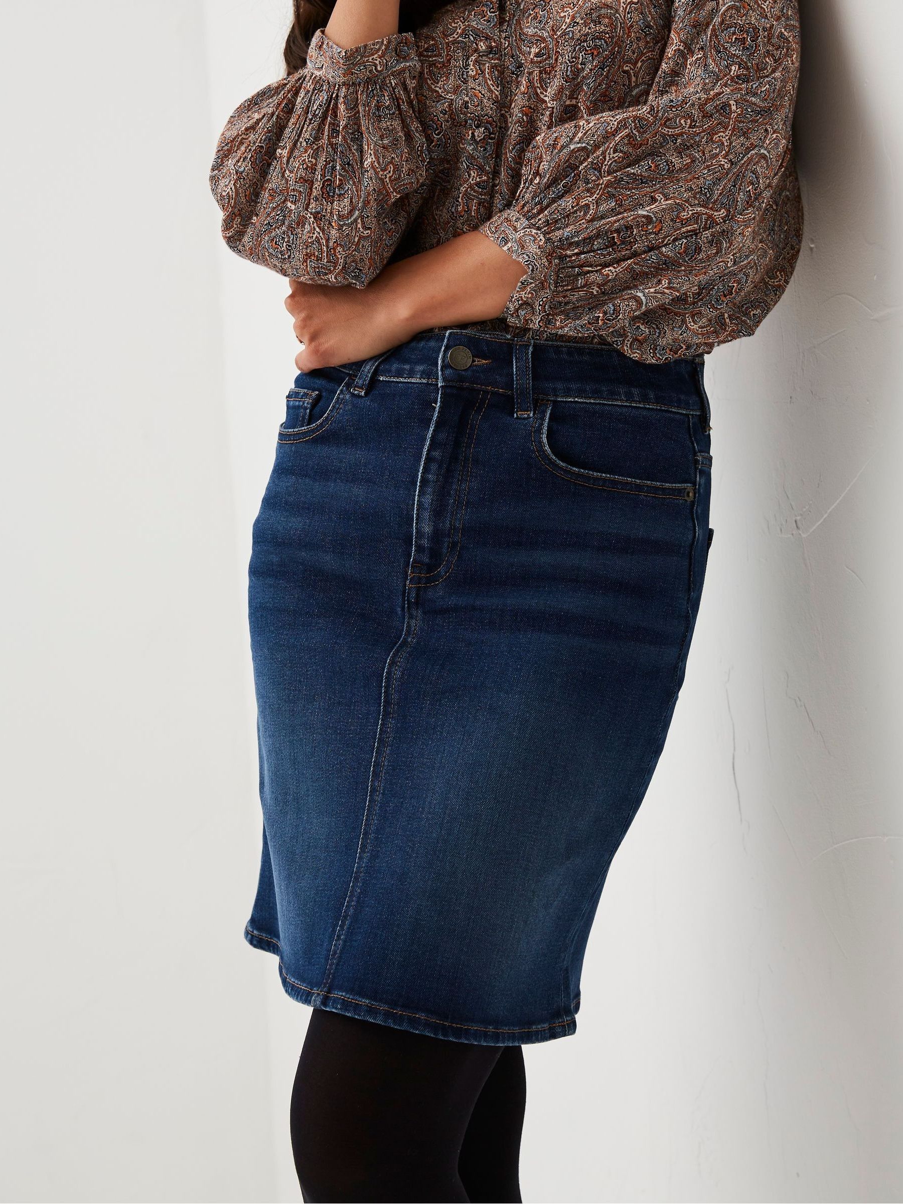 Blue Hope Denim Skirt - Image 1 of 3